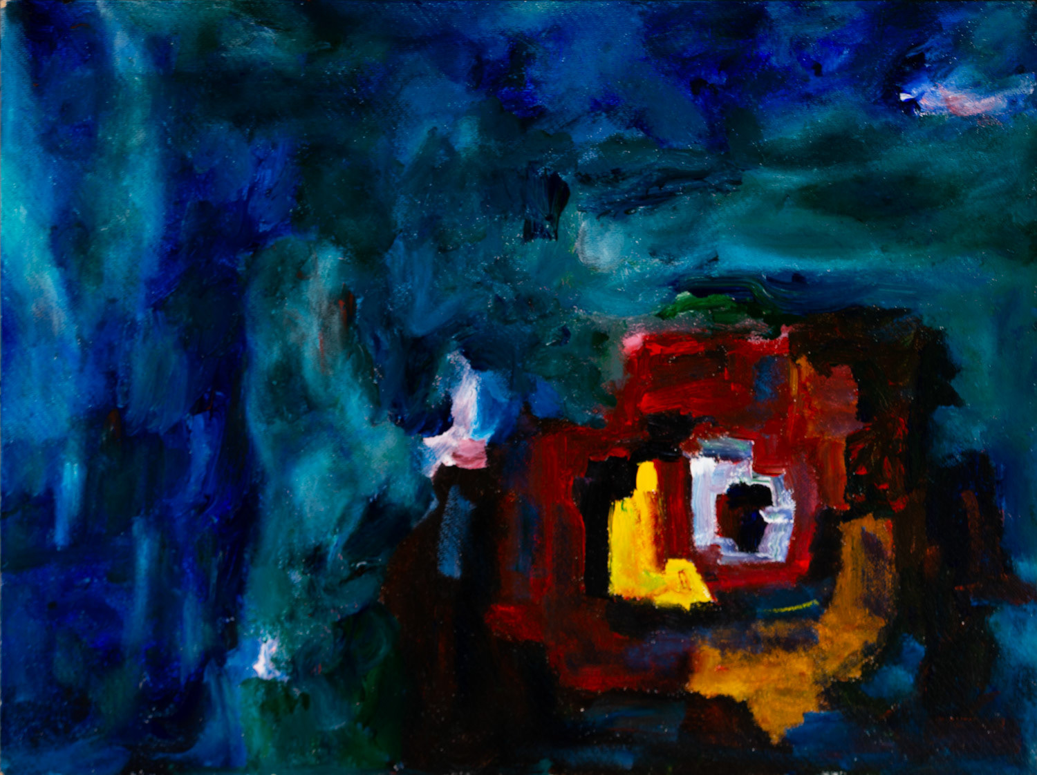 20180803, Acrylic on Hardboard, 60x80cm