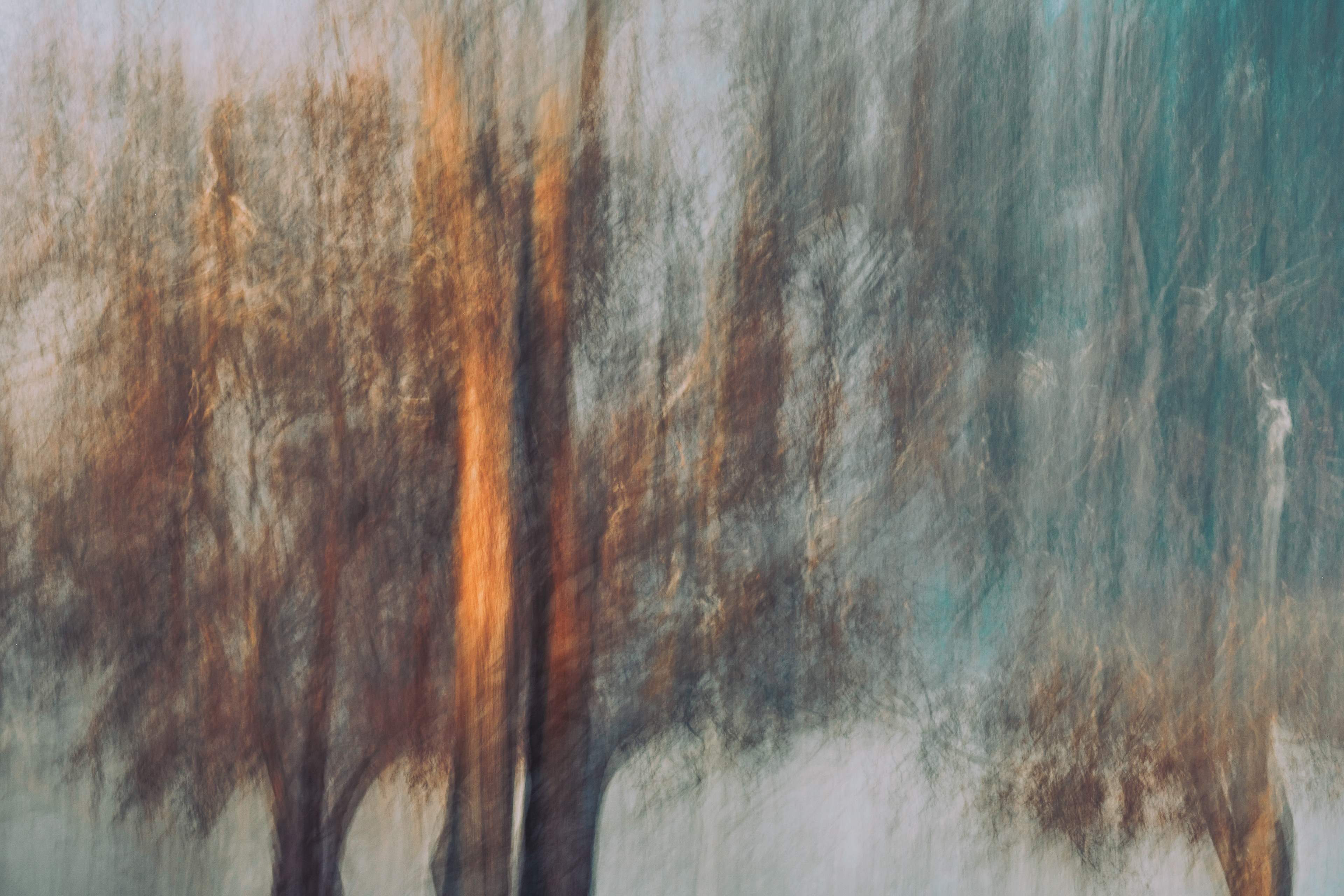 Winter Orange & Brown 3/4