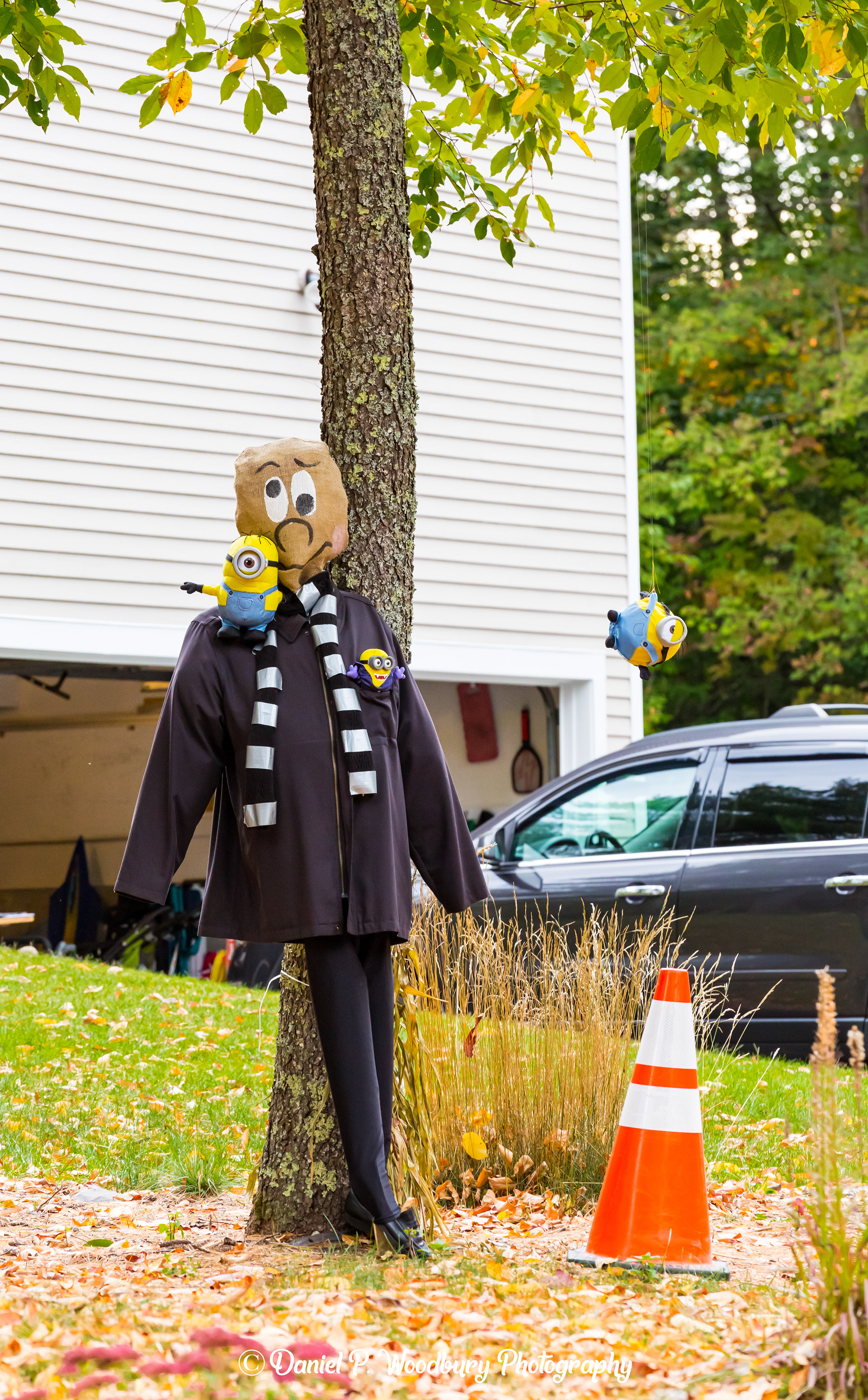 Gru & Minion Scarecrow
