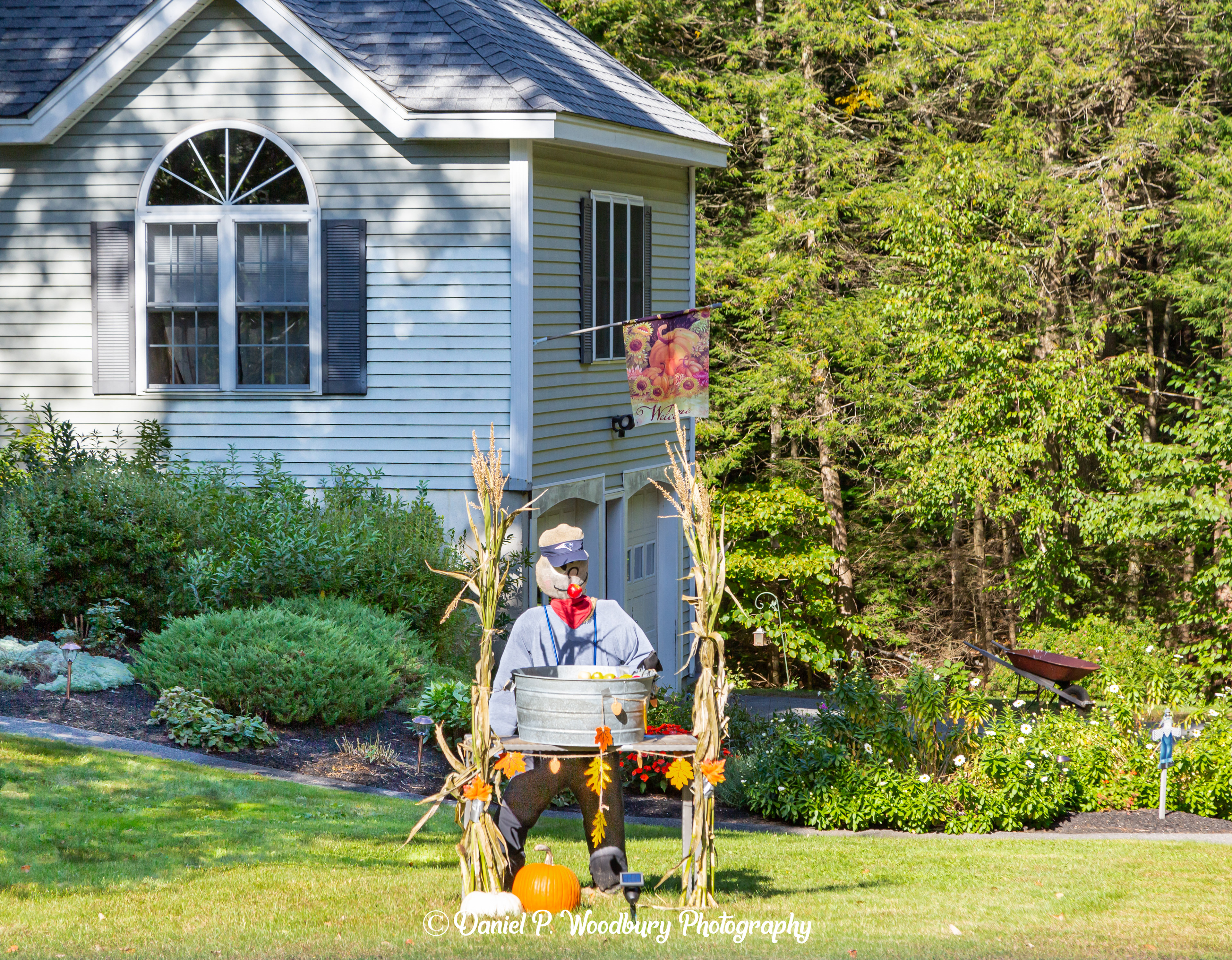 Apple Bobbin' Scarecrow
