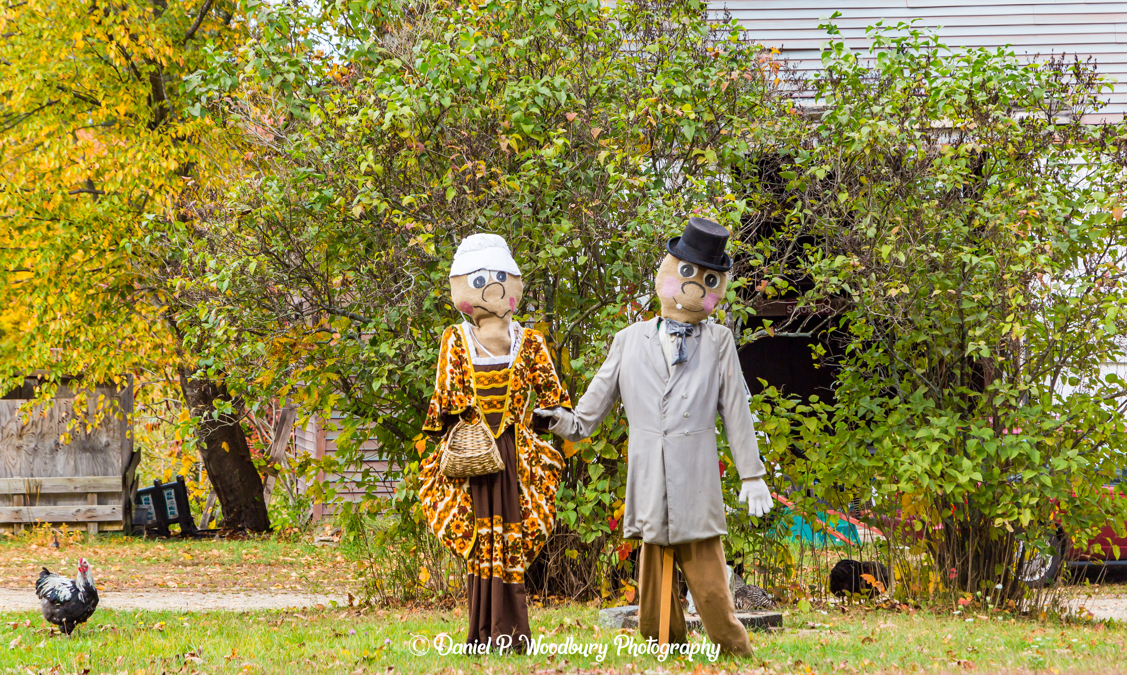 Chester Couple Scarecrows