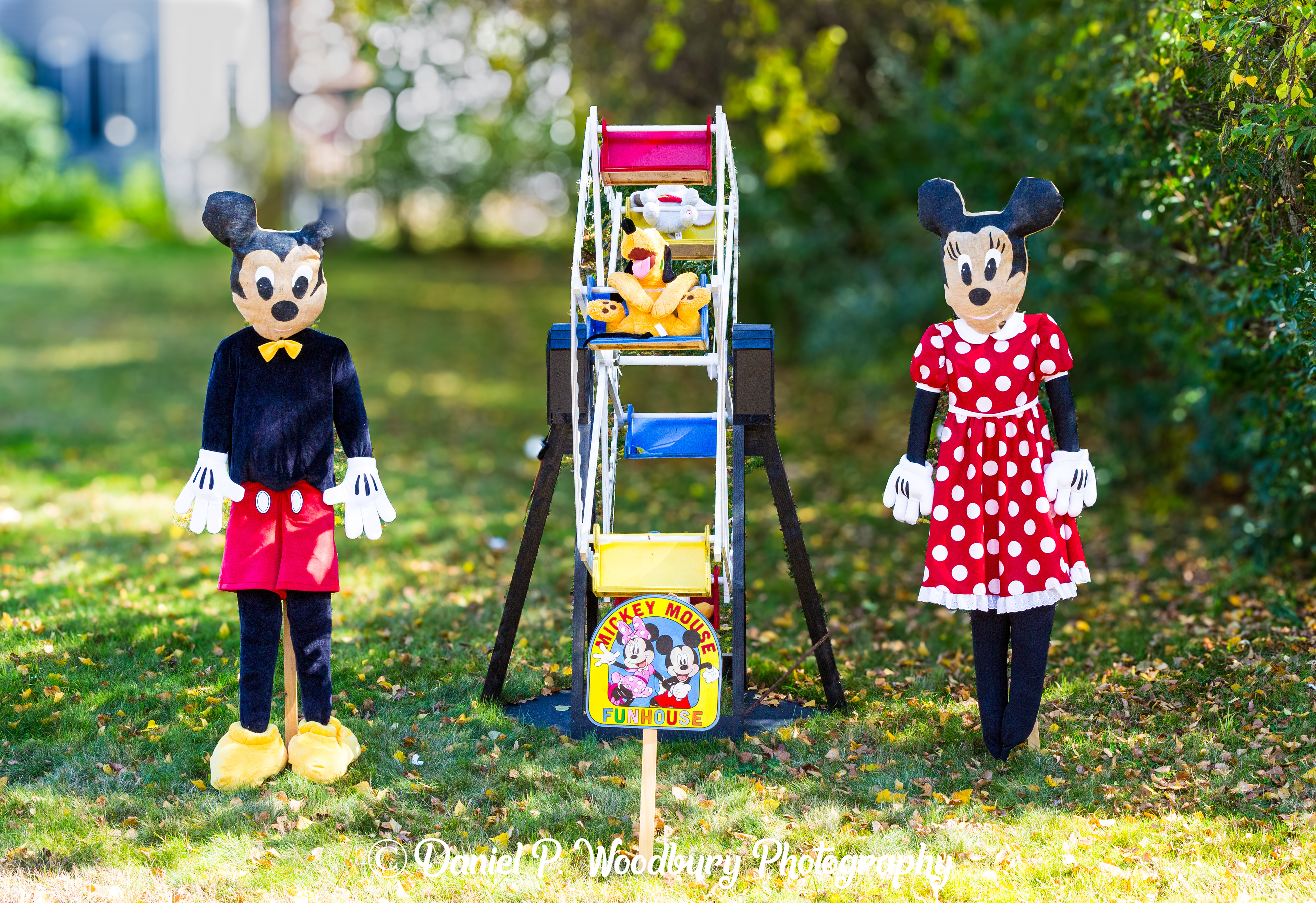Mickey & Minnie Scarecrows
