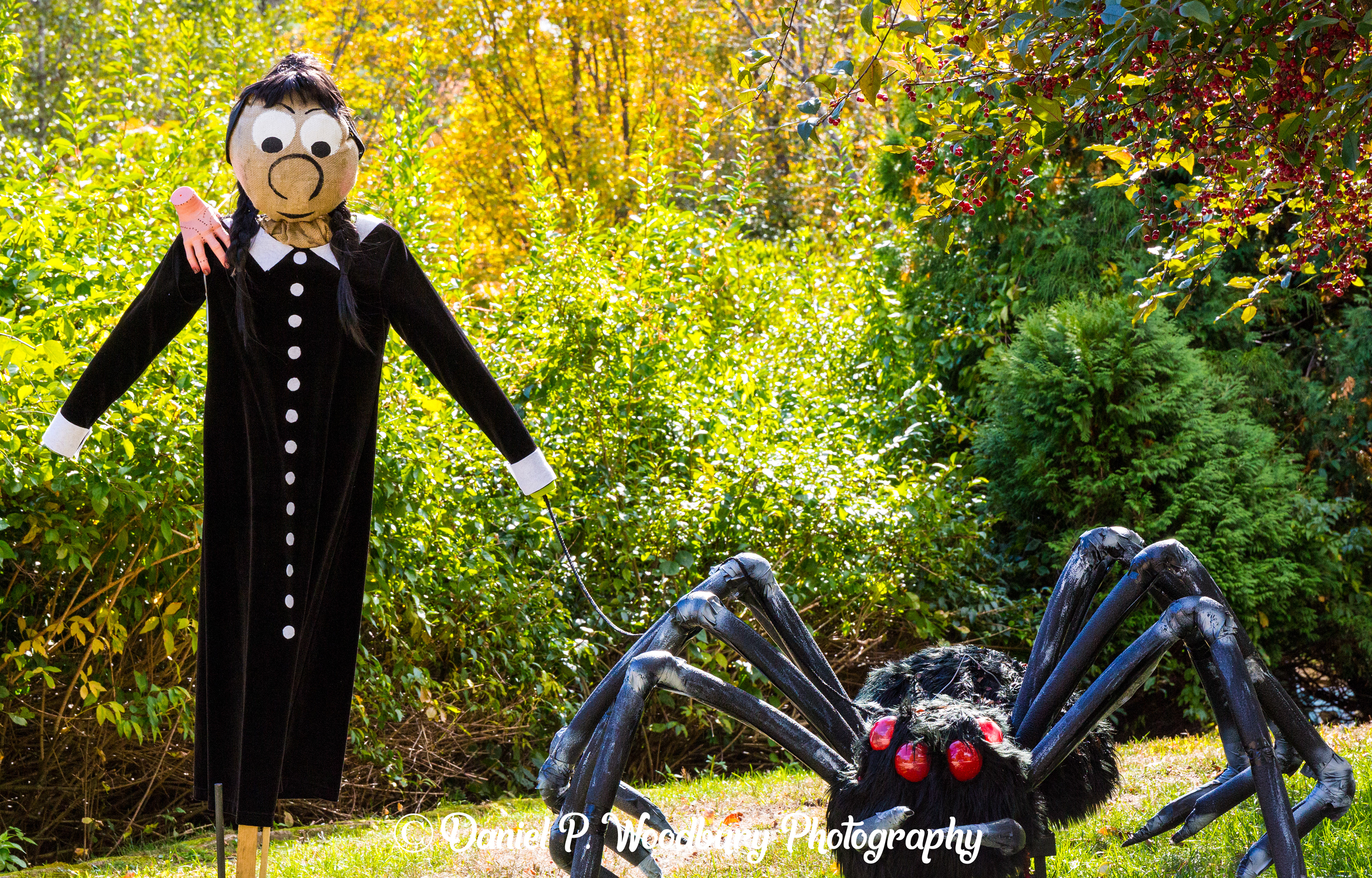 Wednesday Addams Scarecrow