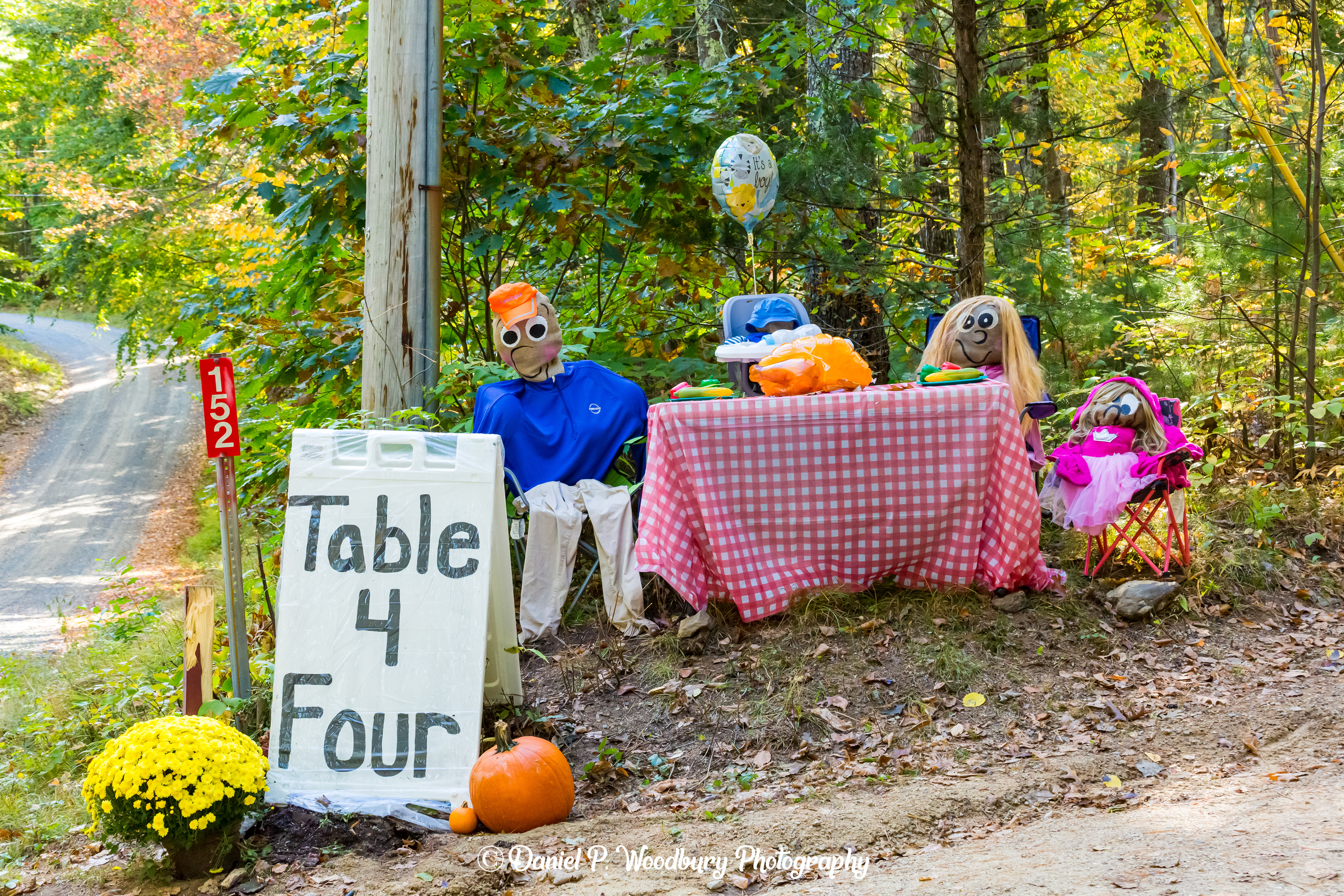 Table For Four At Gracie's Scarecrows
