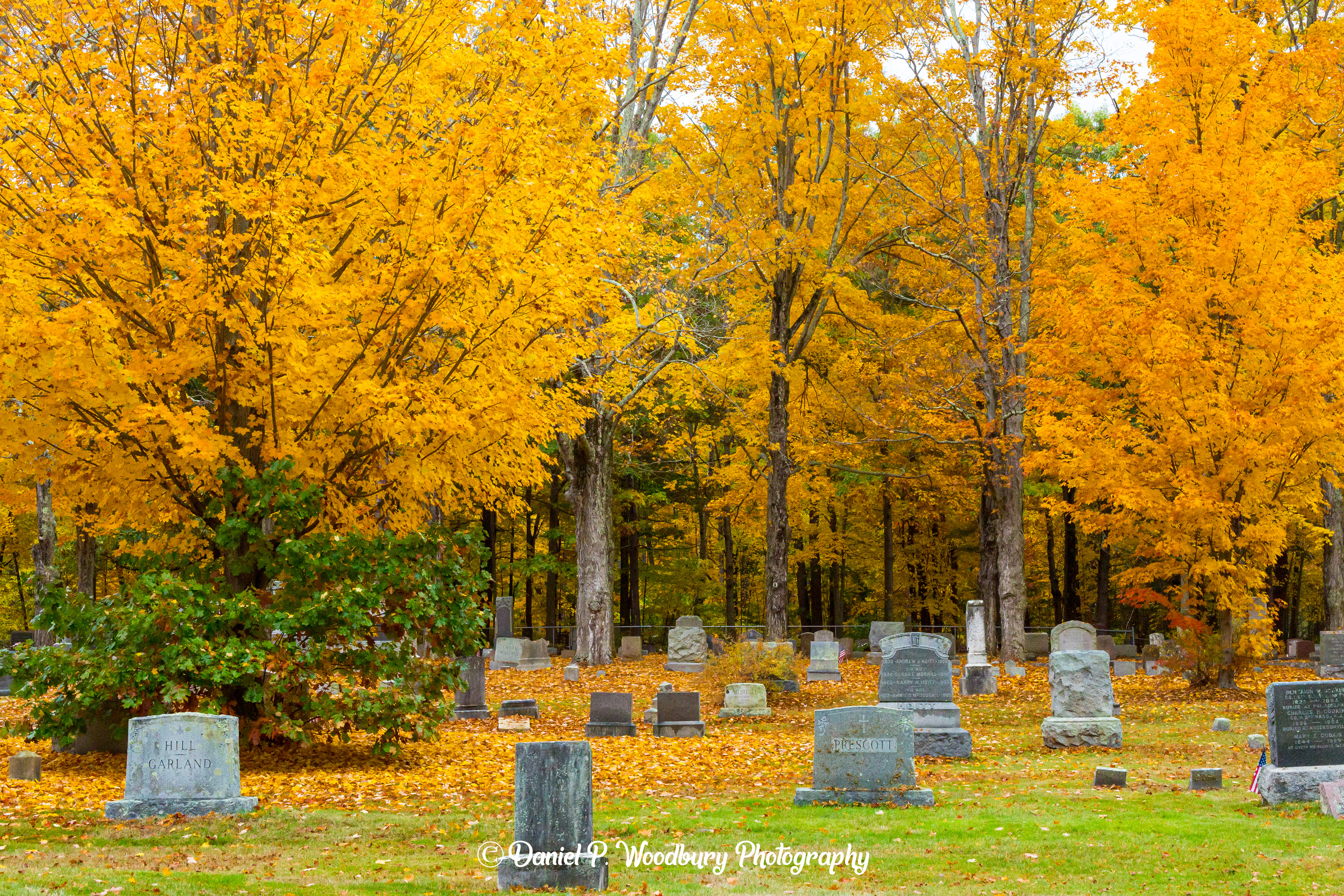 Autumn At Highland Cemetery-Newton, NH