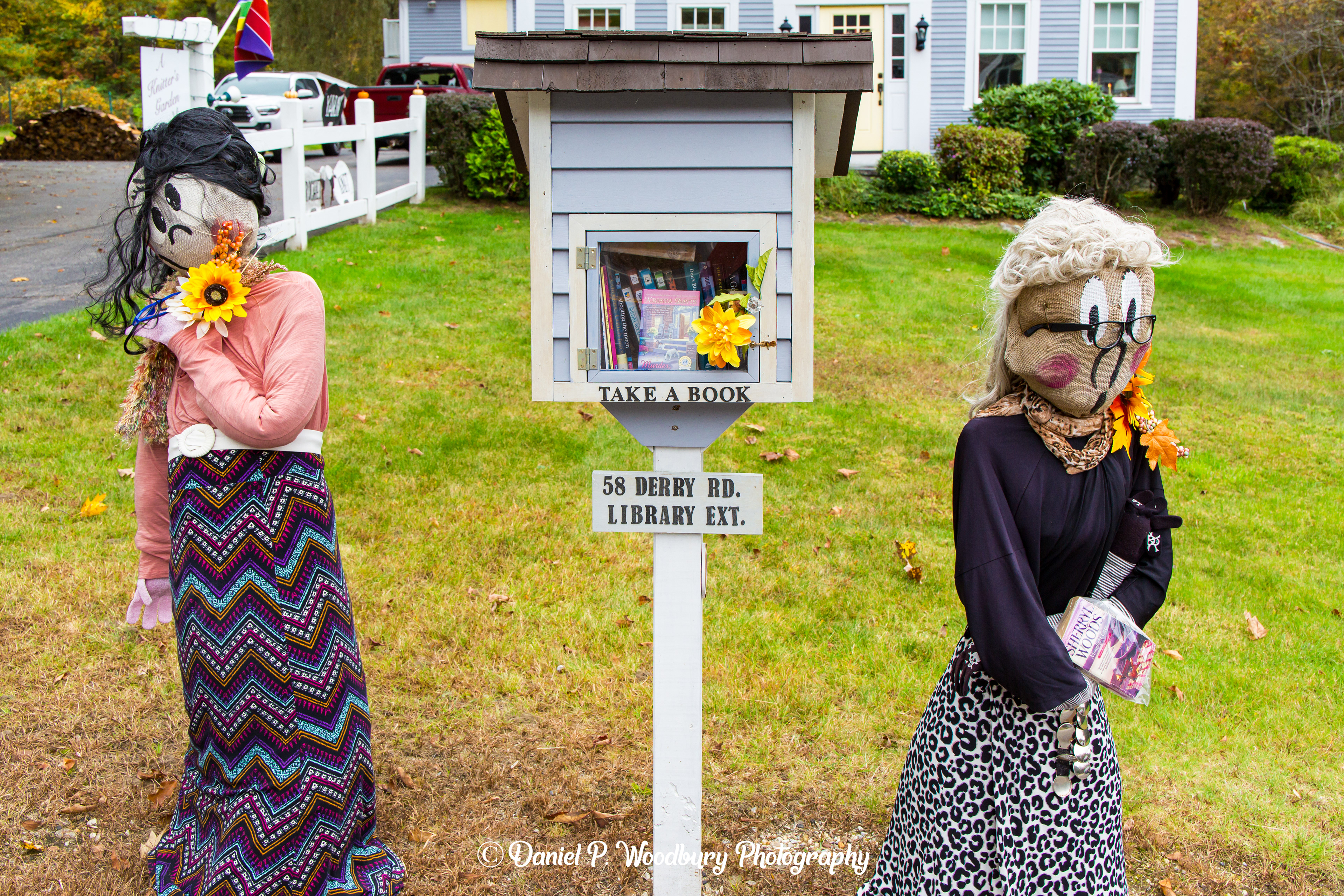 Librarian Scarecrows