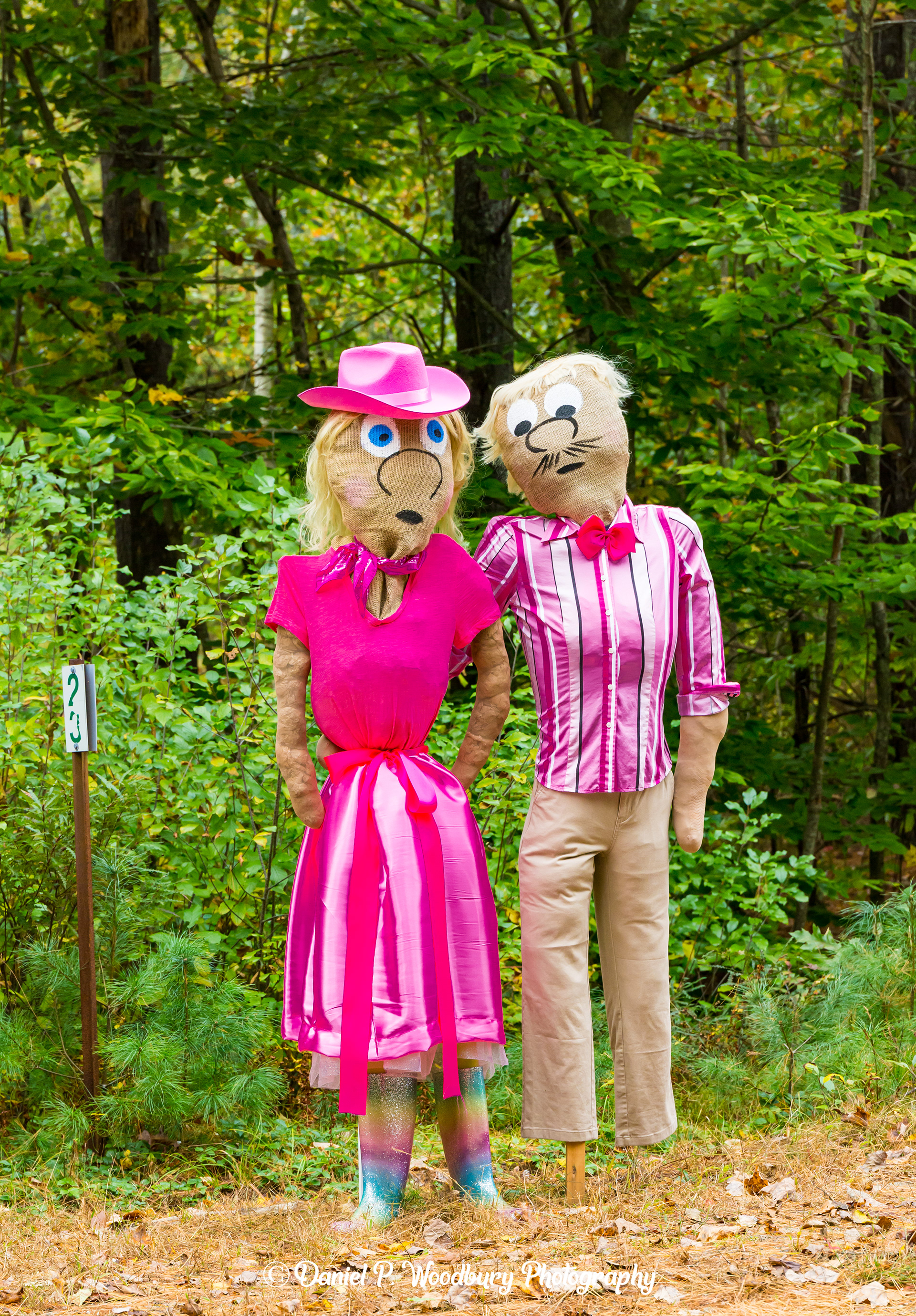 Ken & Barbie Scarecrows