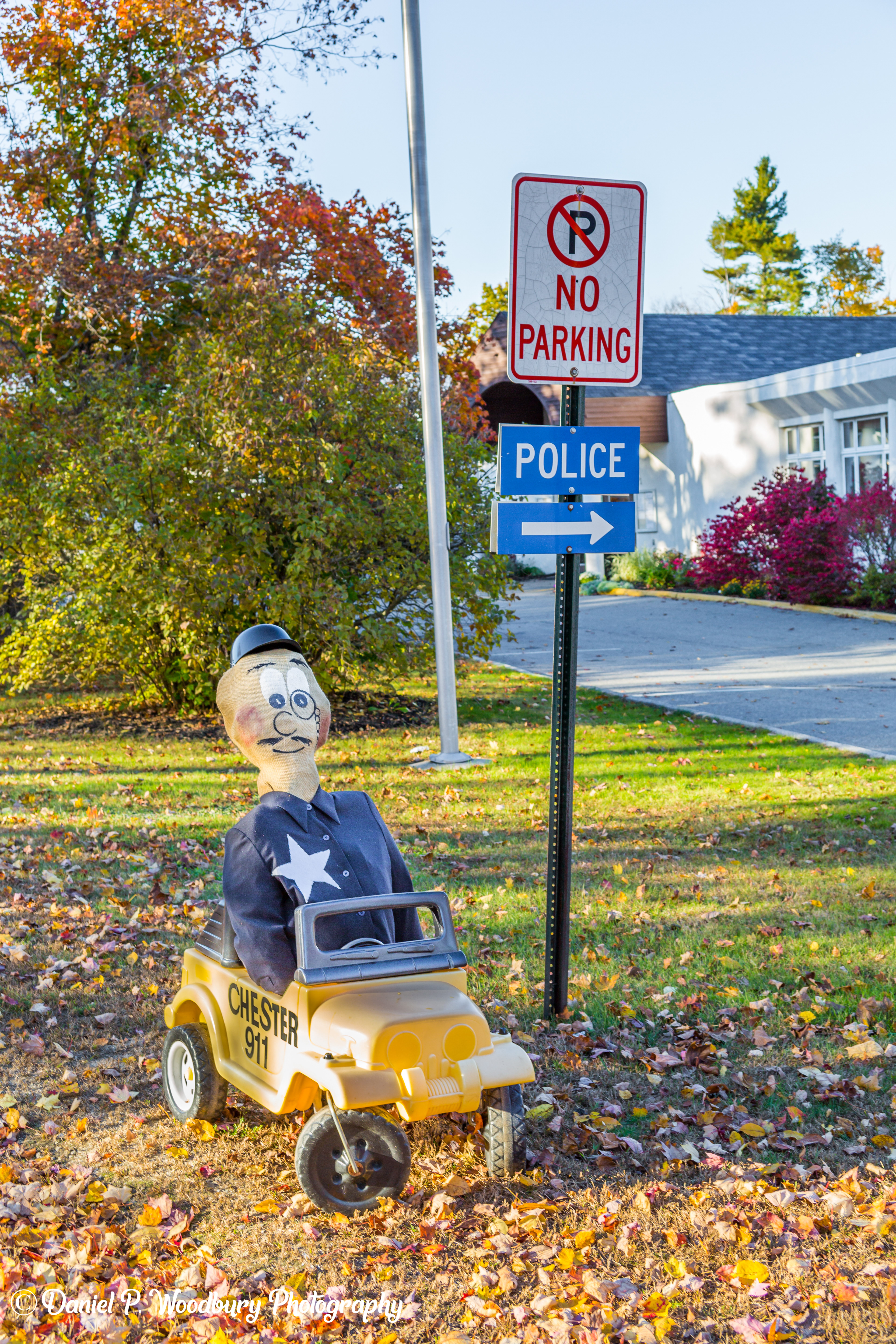 Keystone Cop Scarecrow