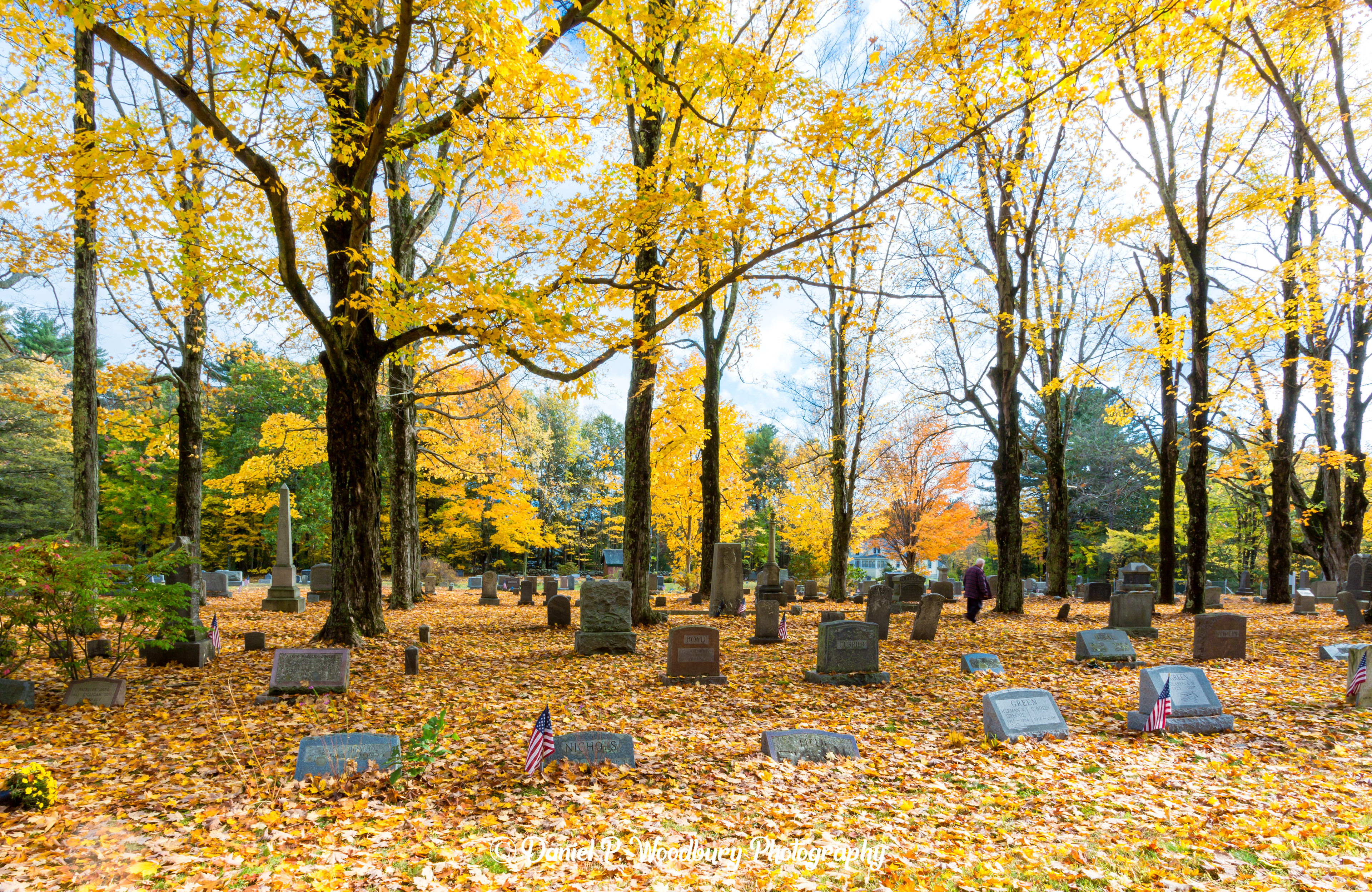 Autumn At Highland Cemetery-Newton, NH
