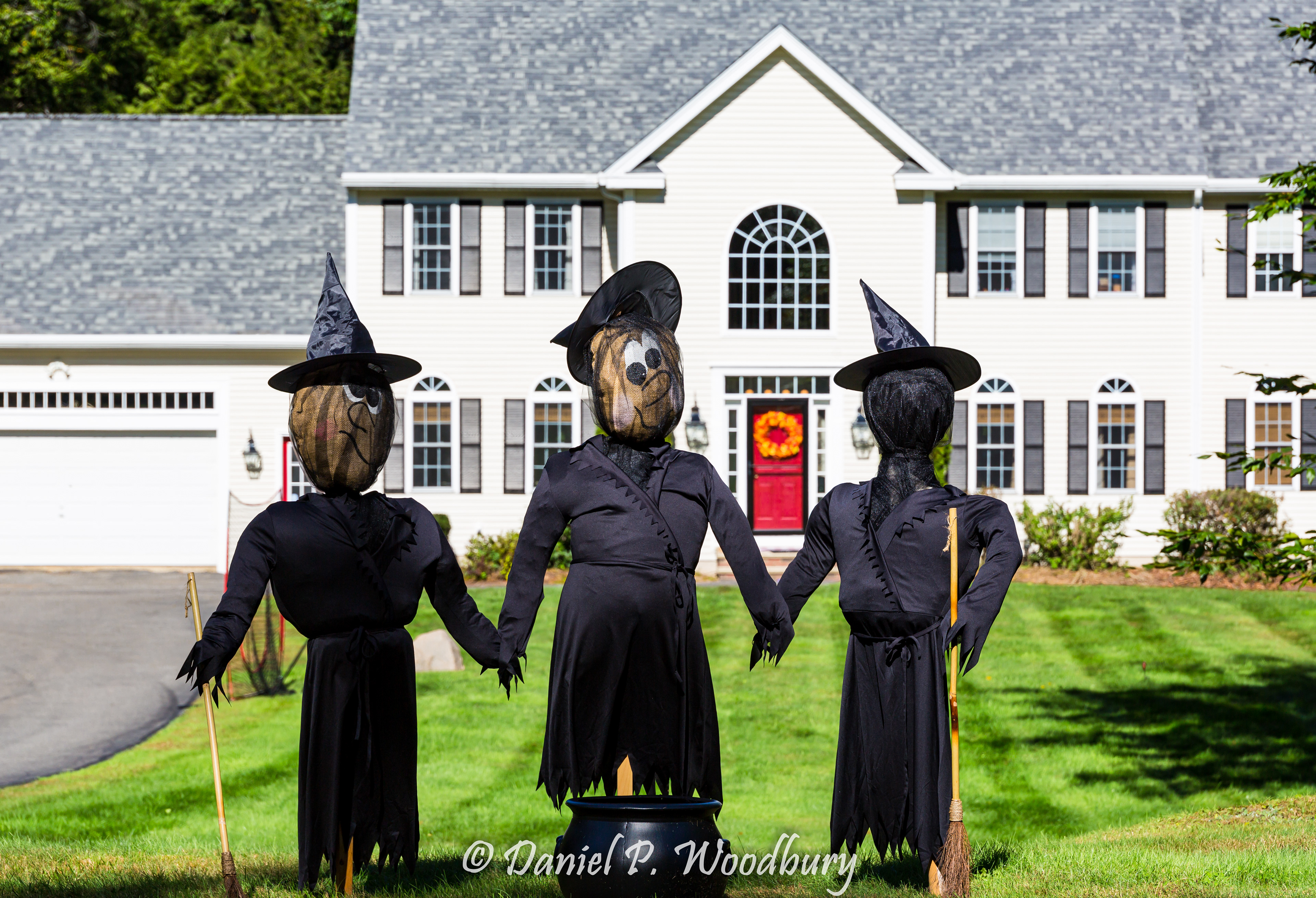 Three Witches Scarecrows