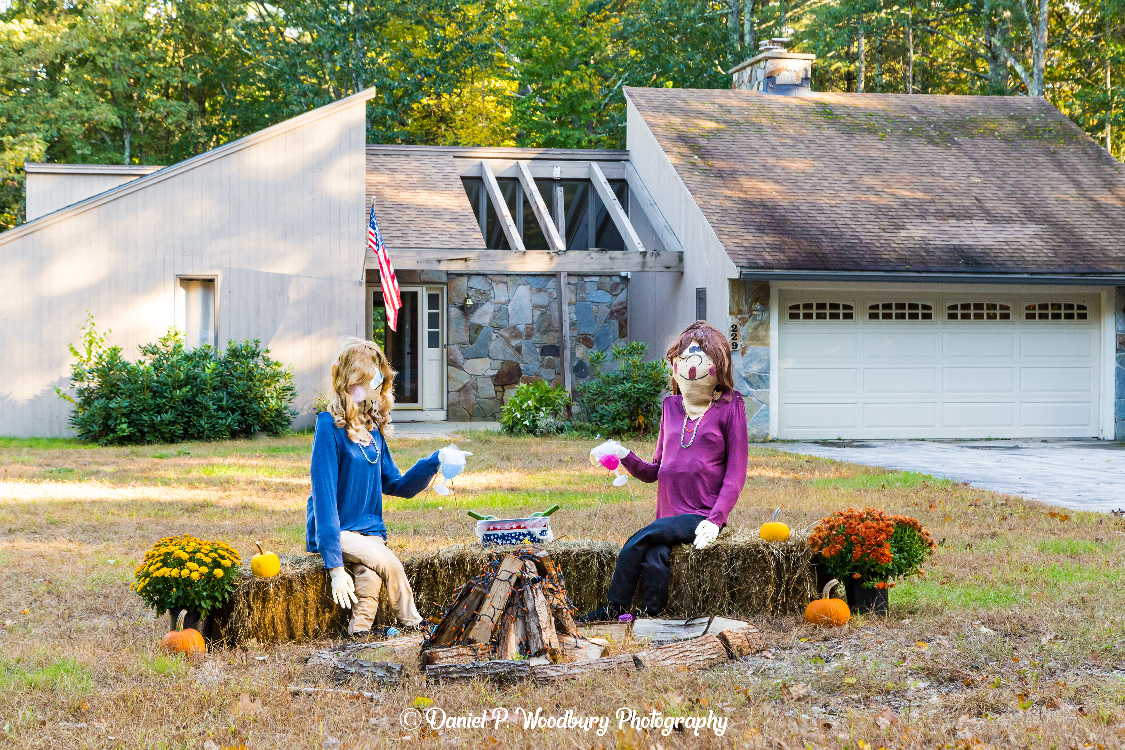 Girl's Night Out Scarecrows