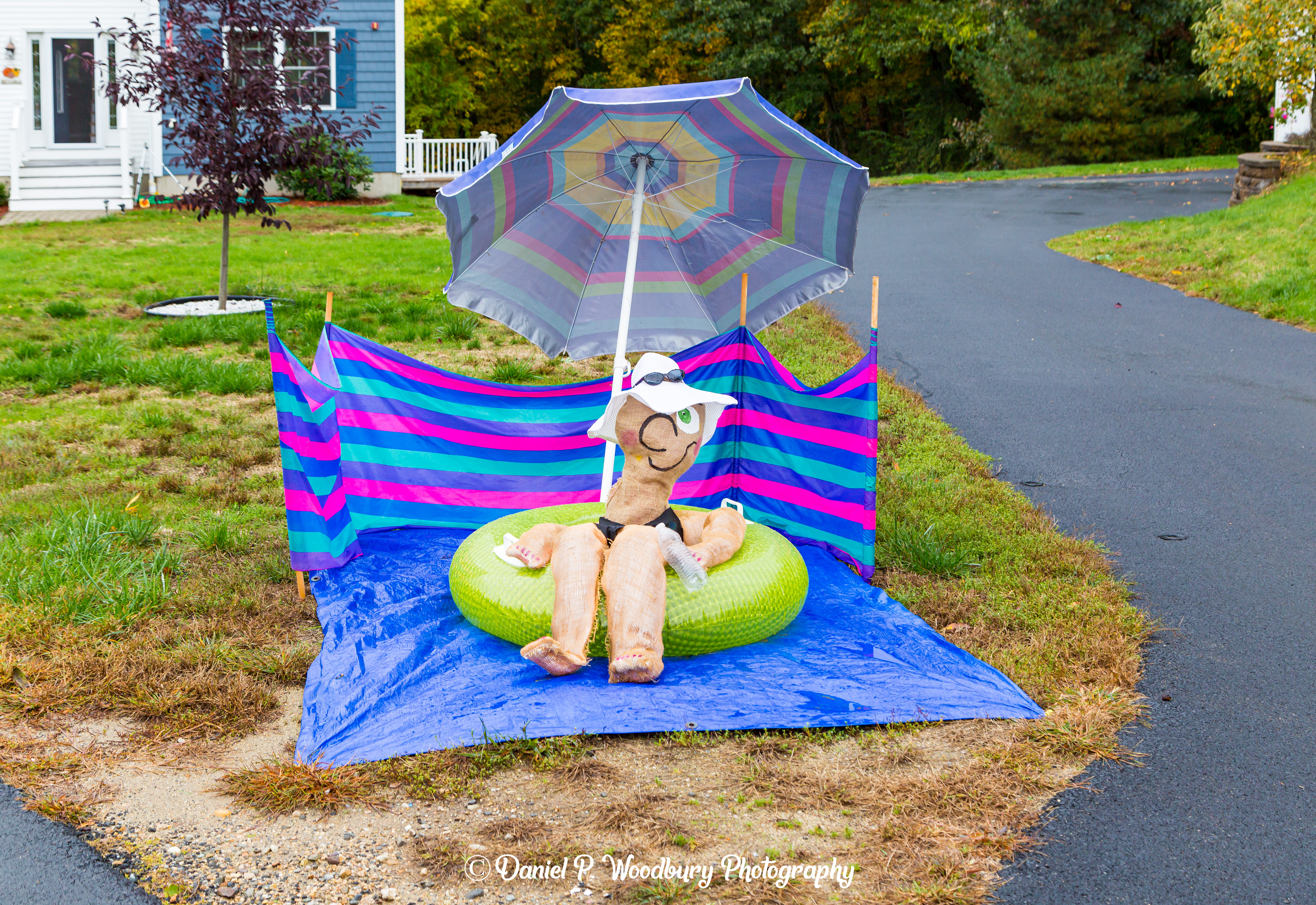 Beach Girl Scarecrow