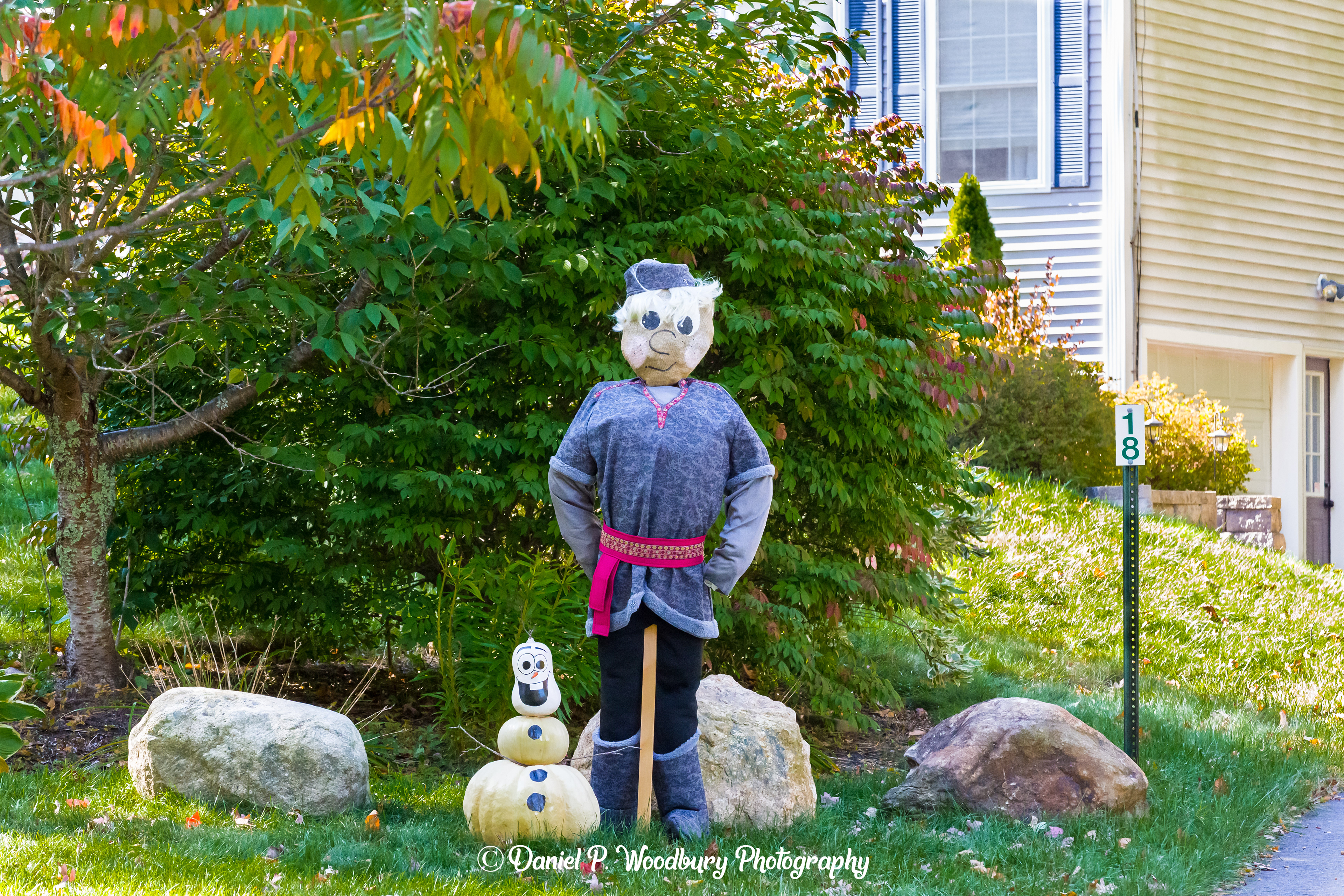 Kristoff & Sven Scarecrow