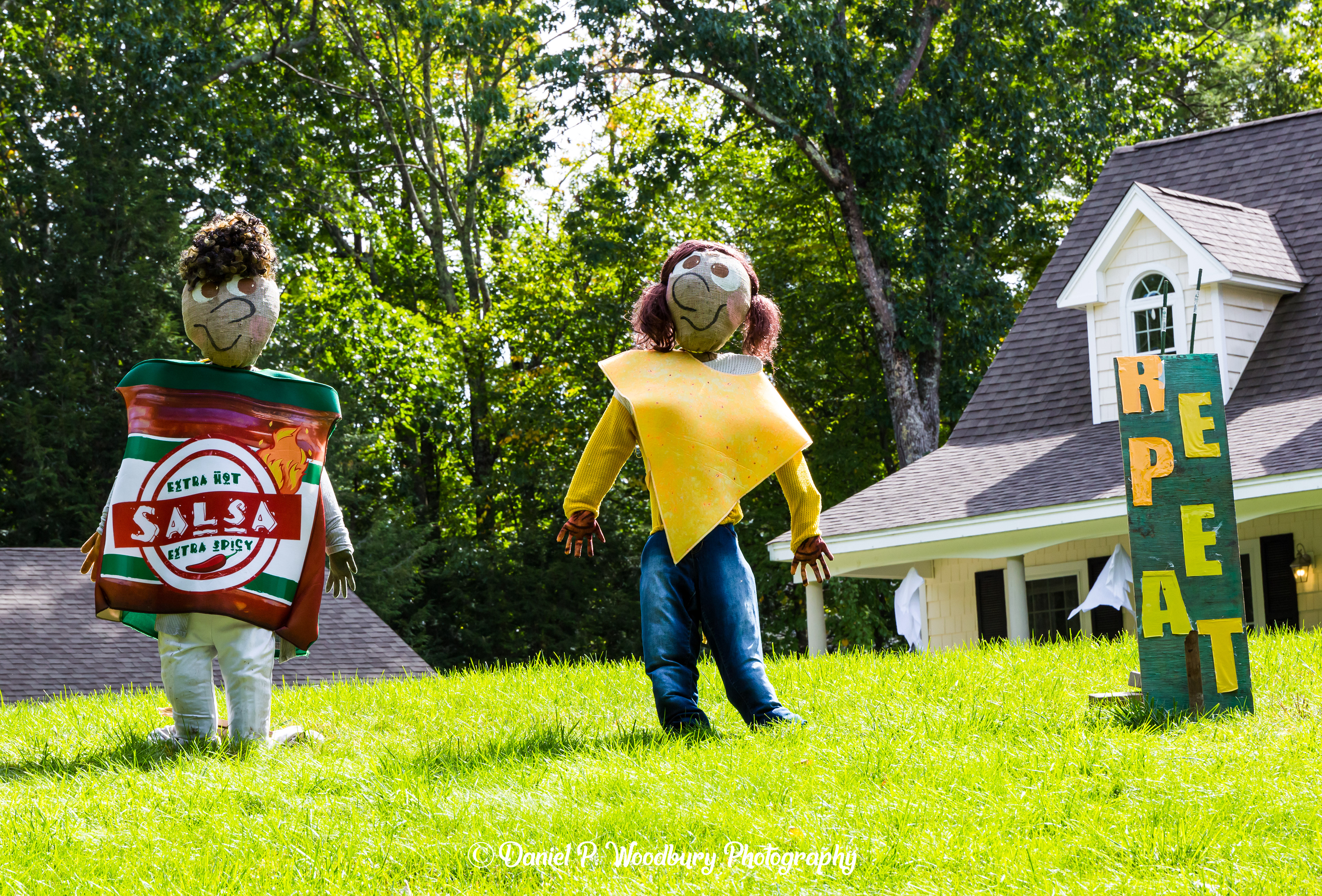 Salsa & Chip Scarecrows