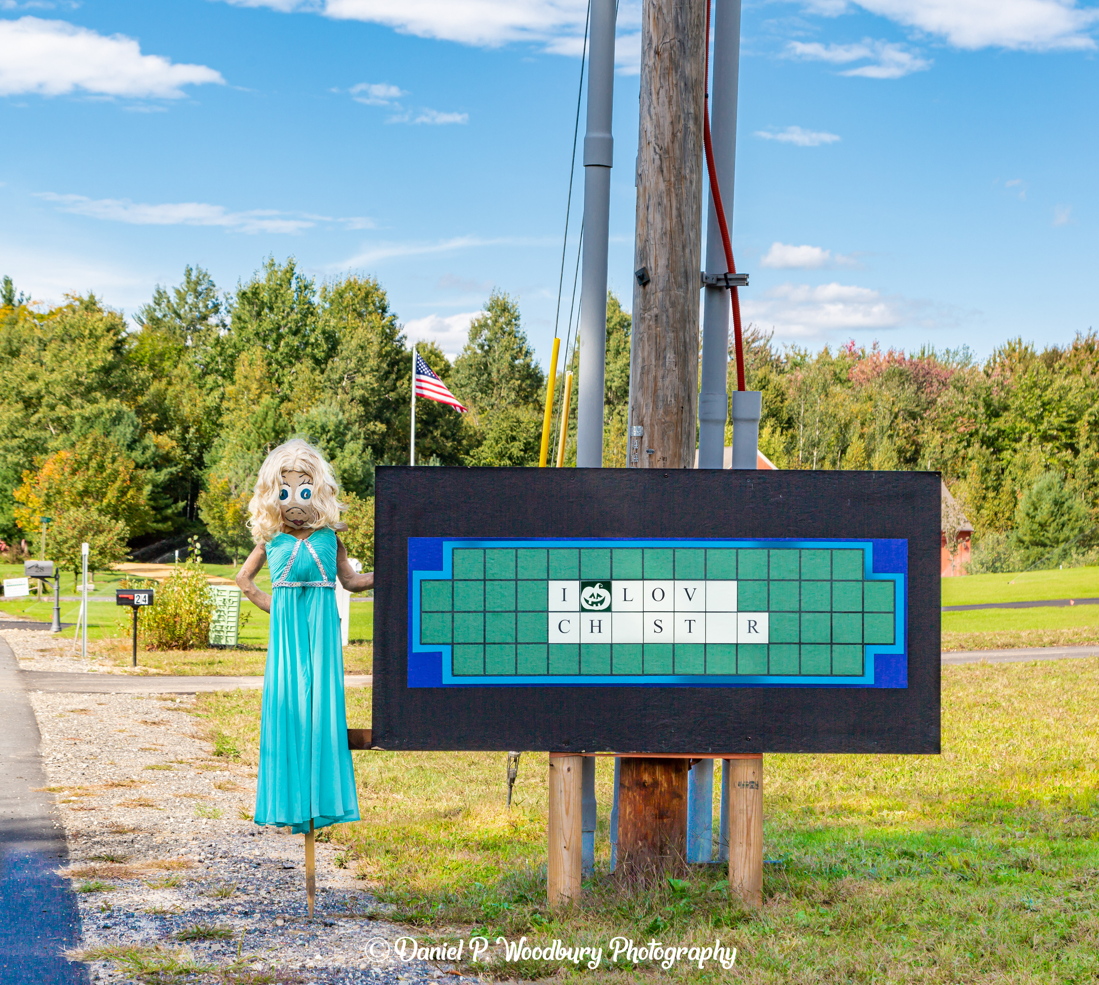 Vanna White Scarecrow