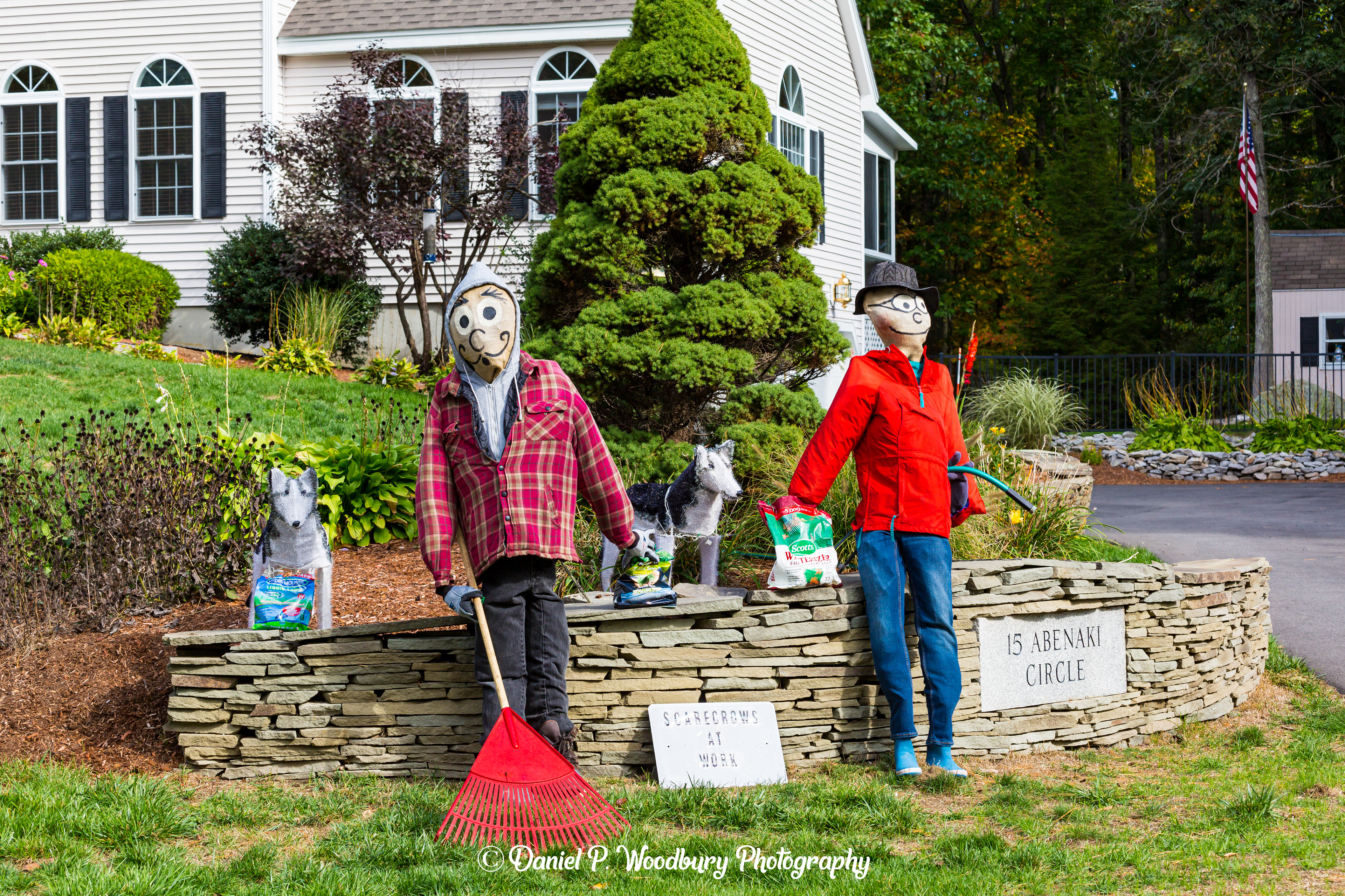 Lawn Patchin' Scarecrows