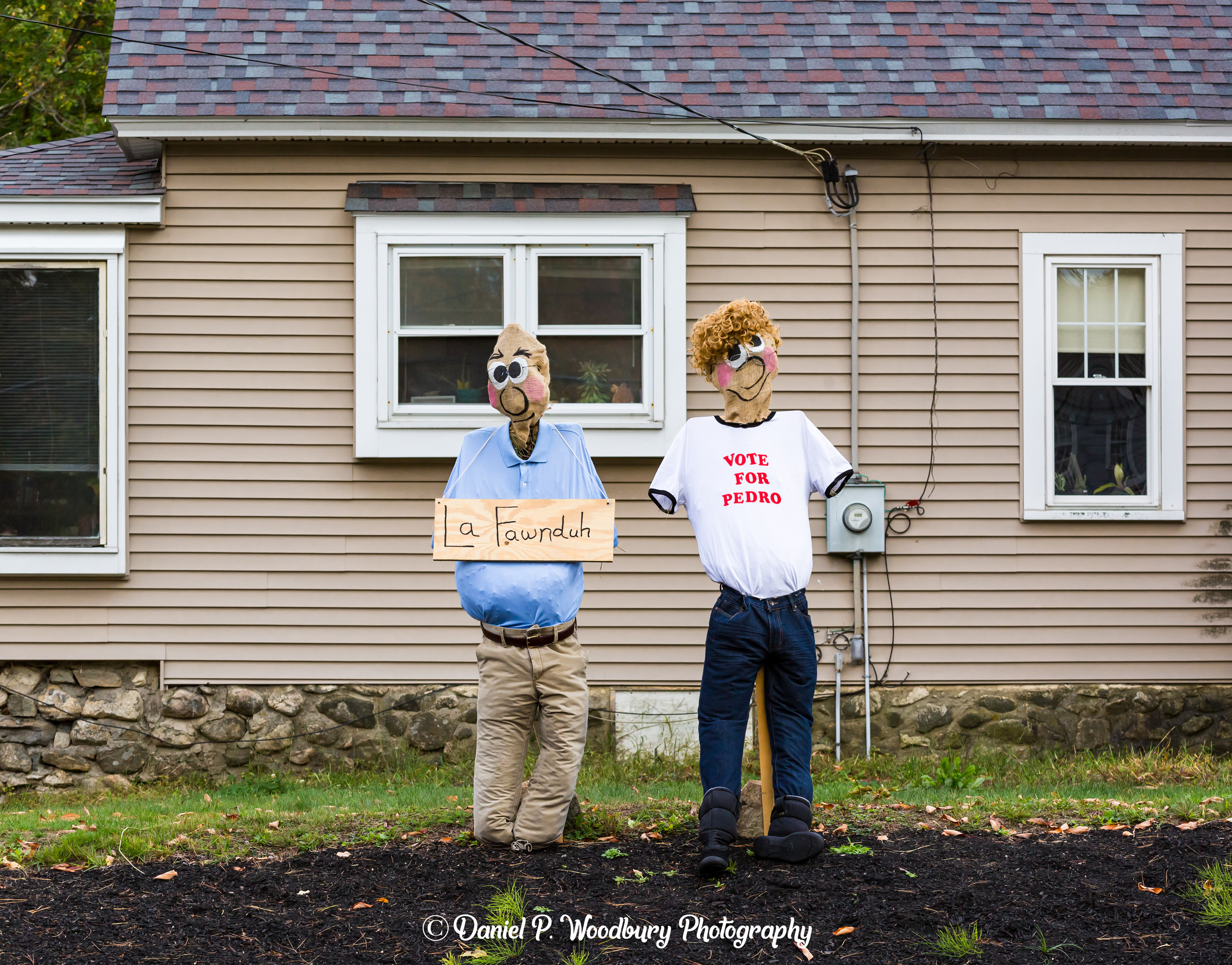 Napoleon & Kip Scarecrows