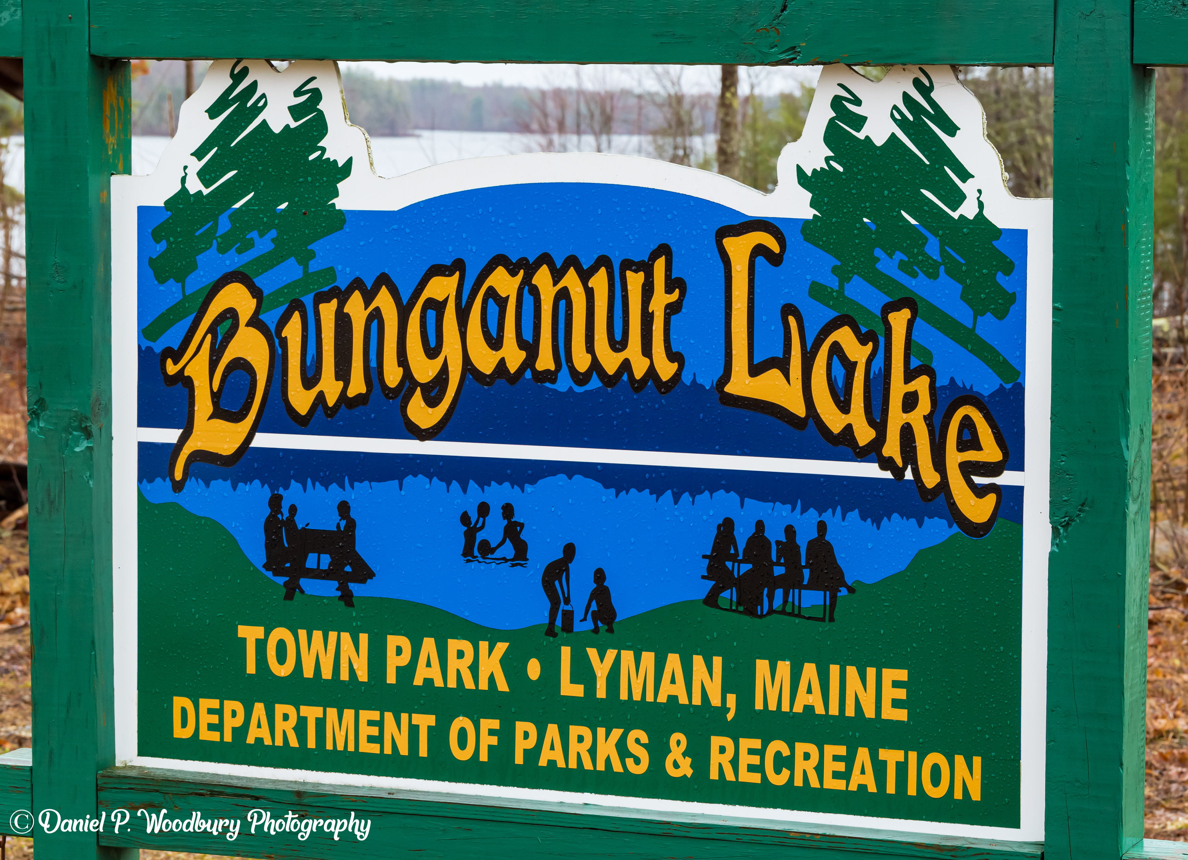Bunganut Lake Sign