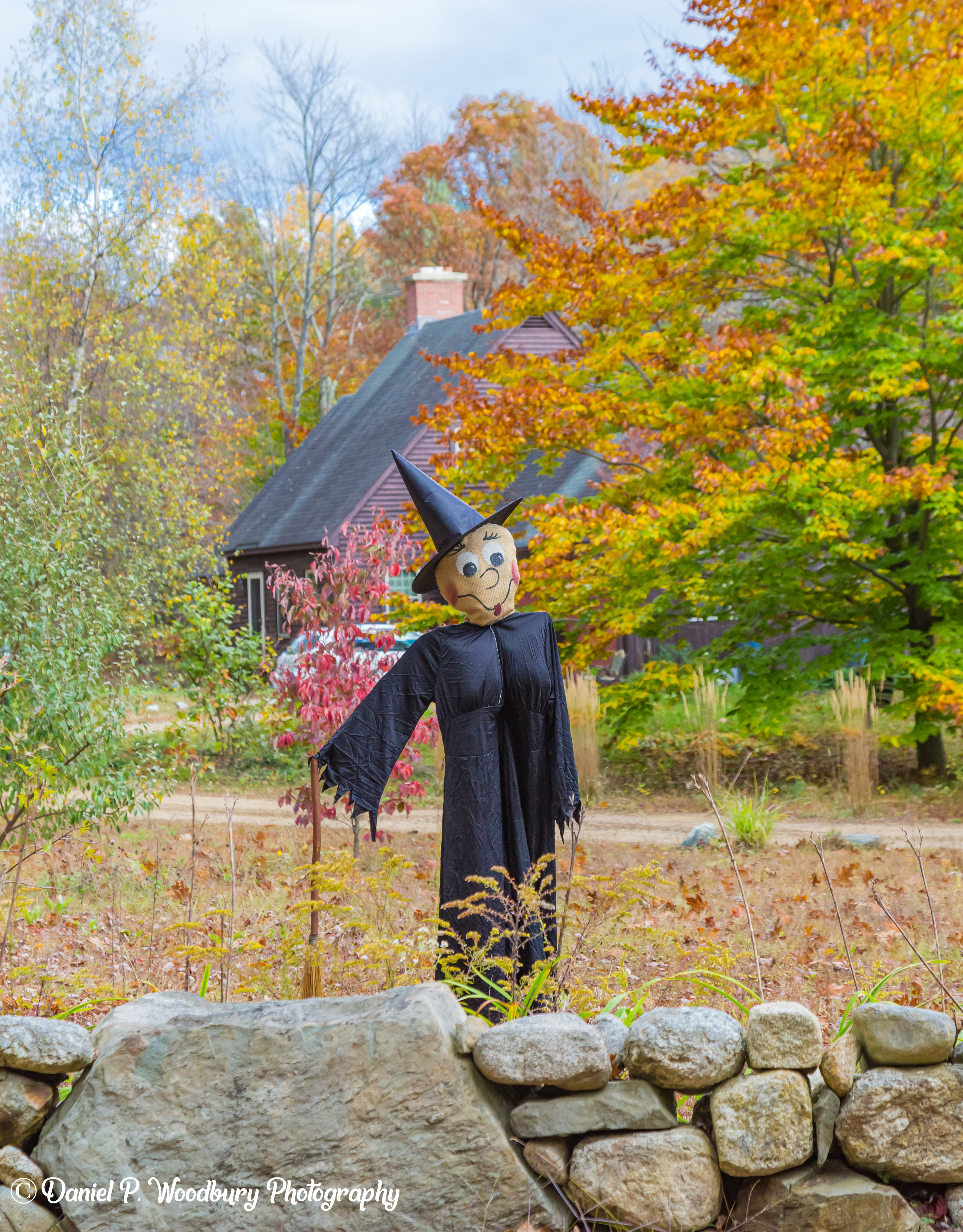 Happy Witch Scarecrow