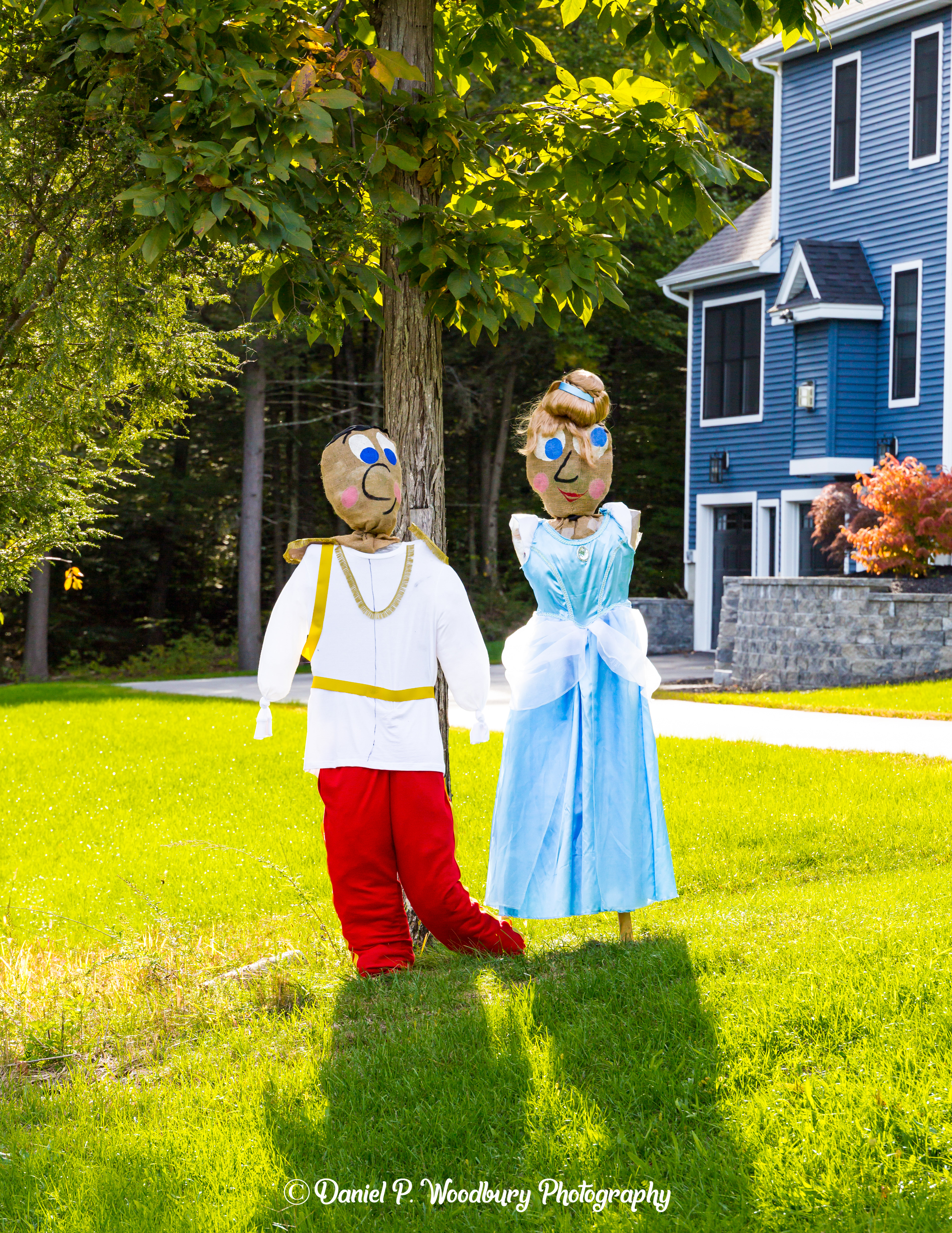 Cinderella & Prince Charming Scarecrows