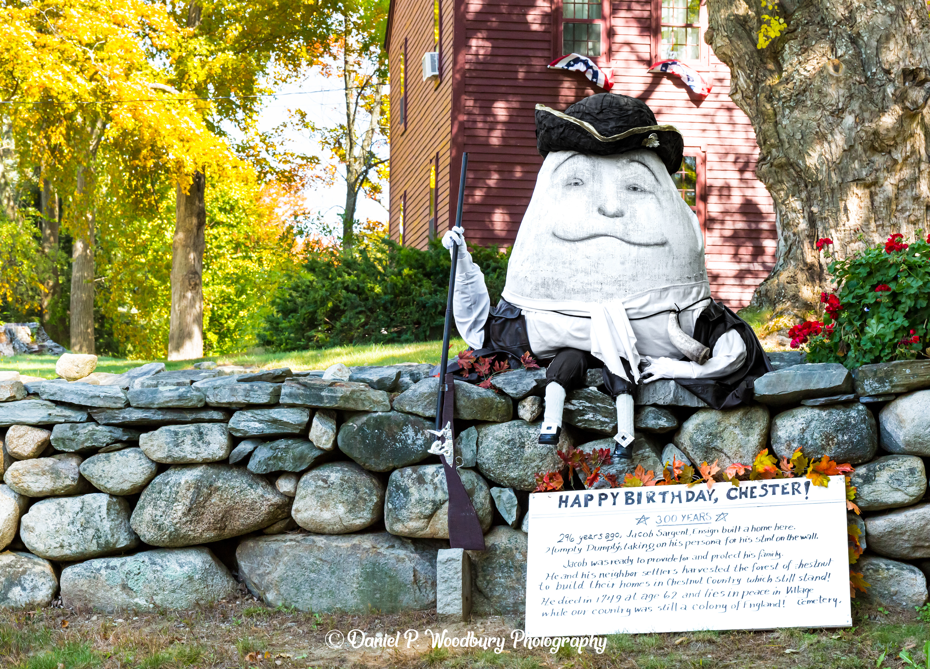 Humpty Dumpty As Jacob Sargent Ensign Scarecrow