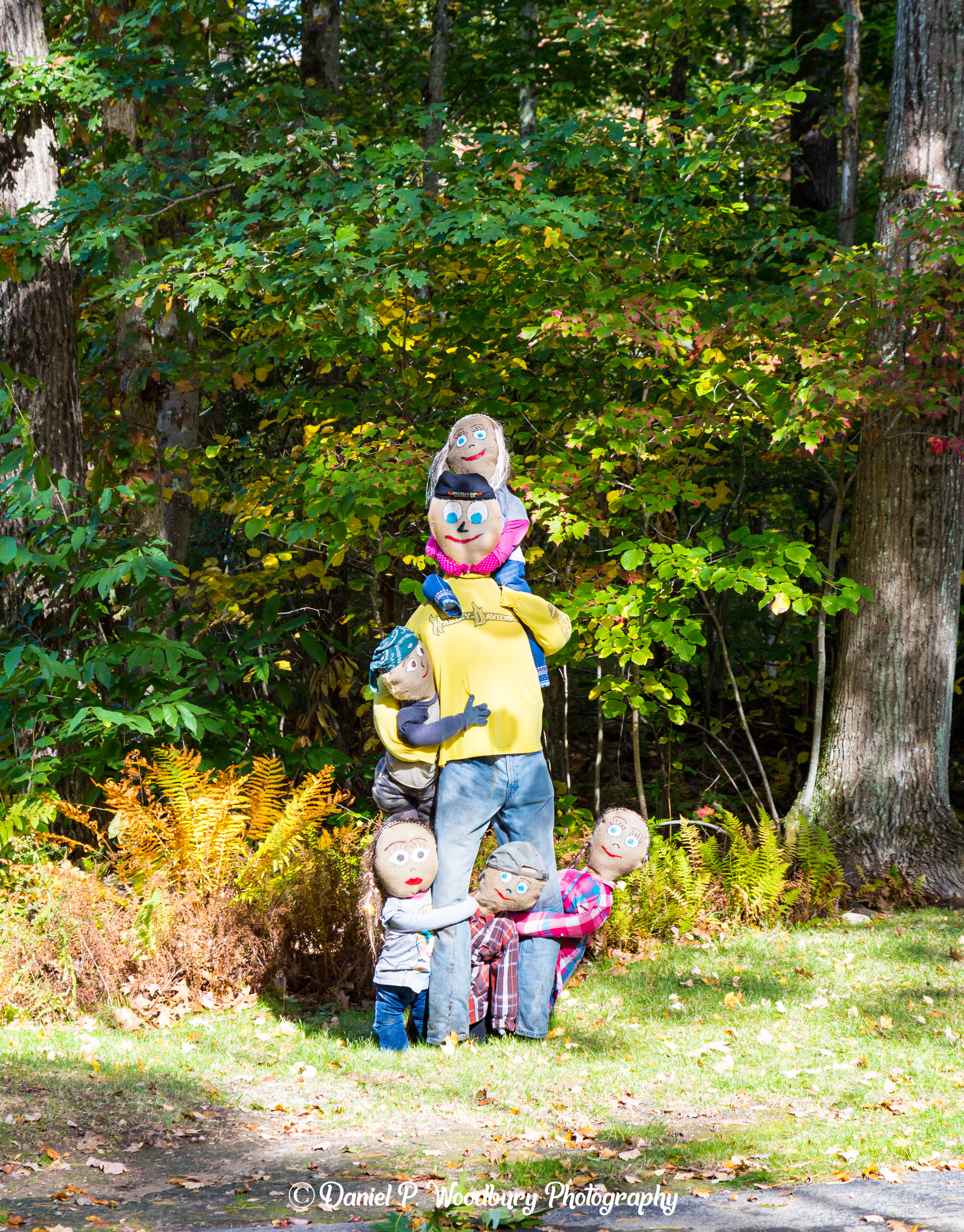 Big Family Scarecrows