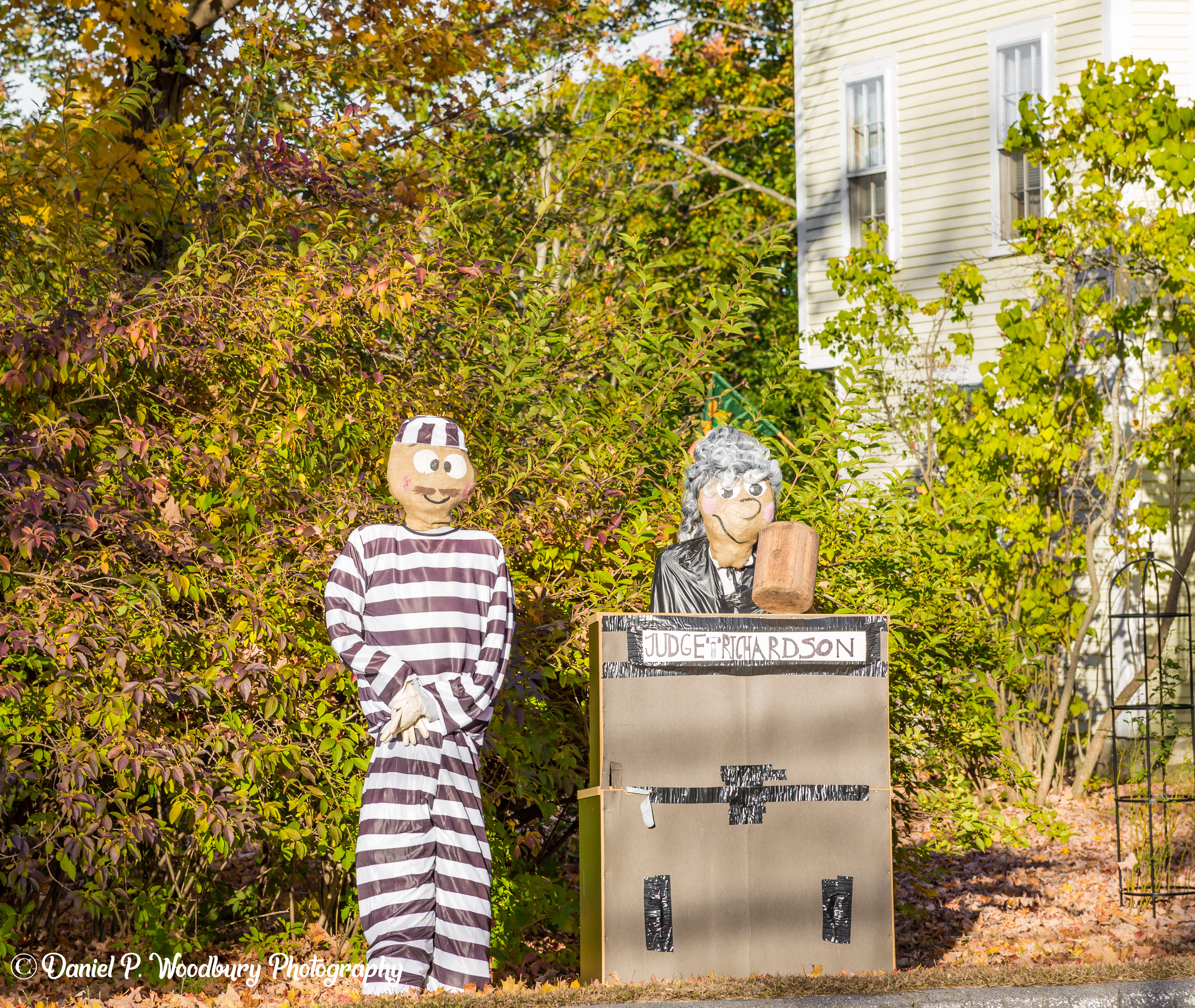 Prisoner & Judge Scarecrows