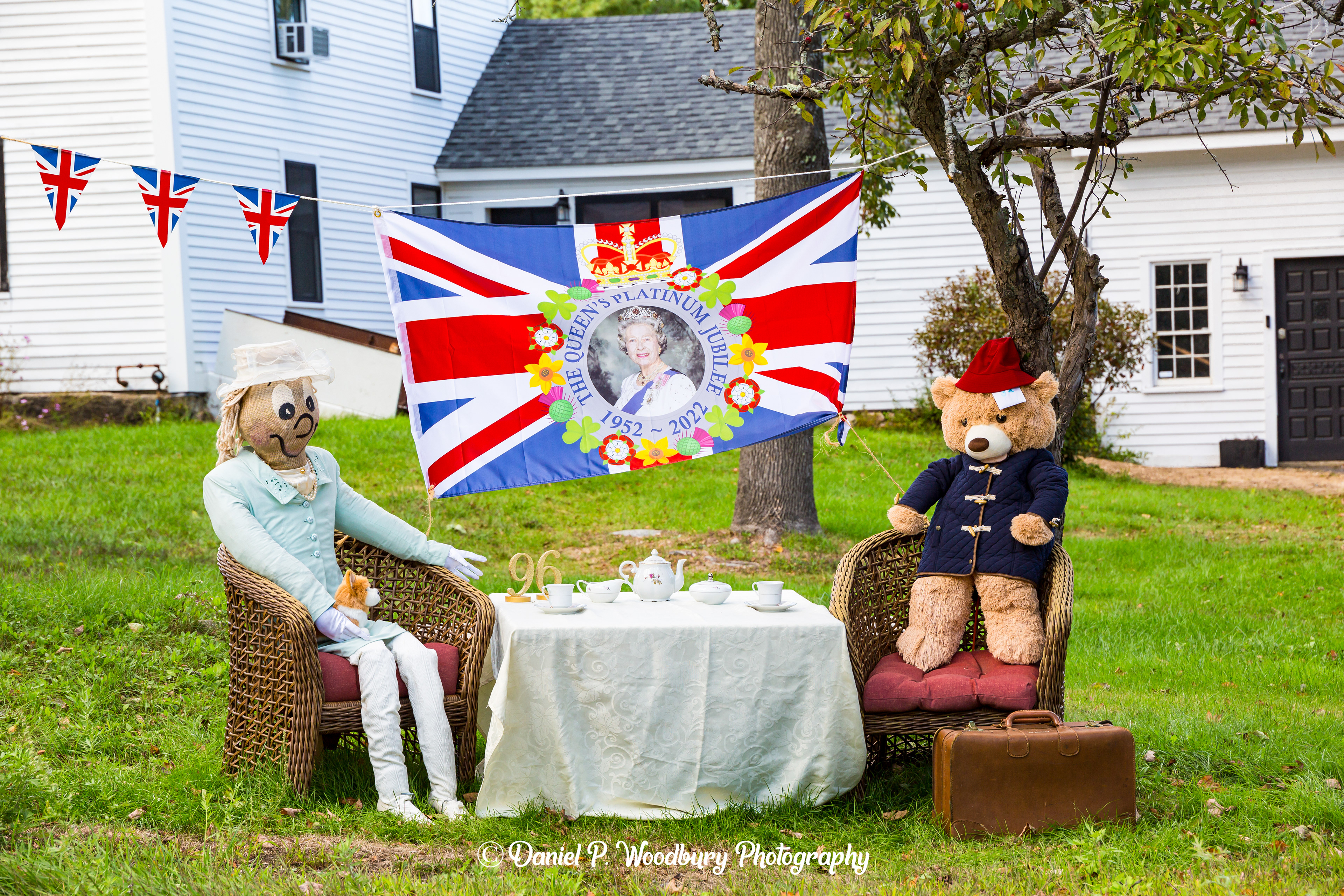 The Queen Mum Scarecrow