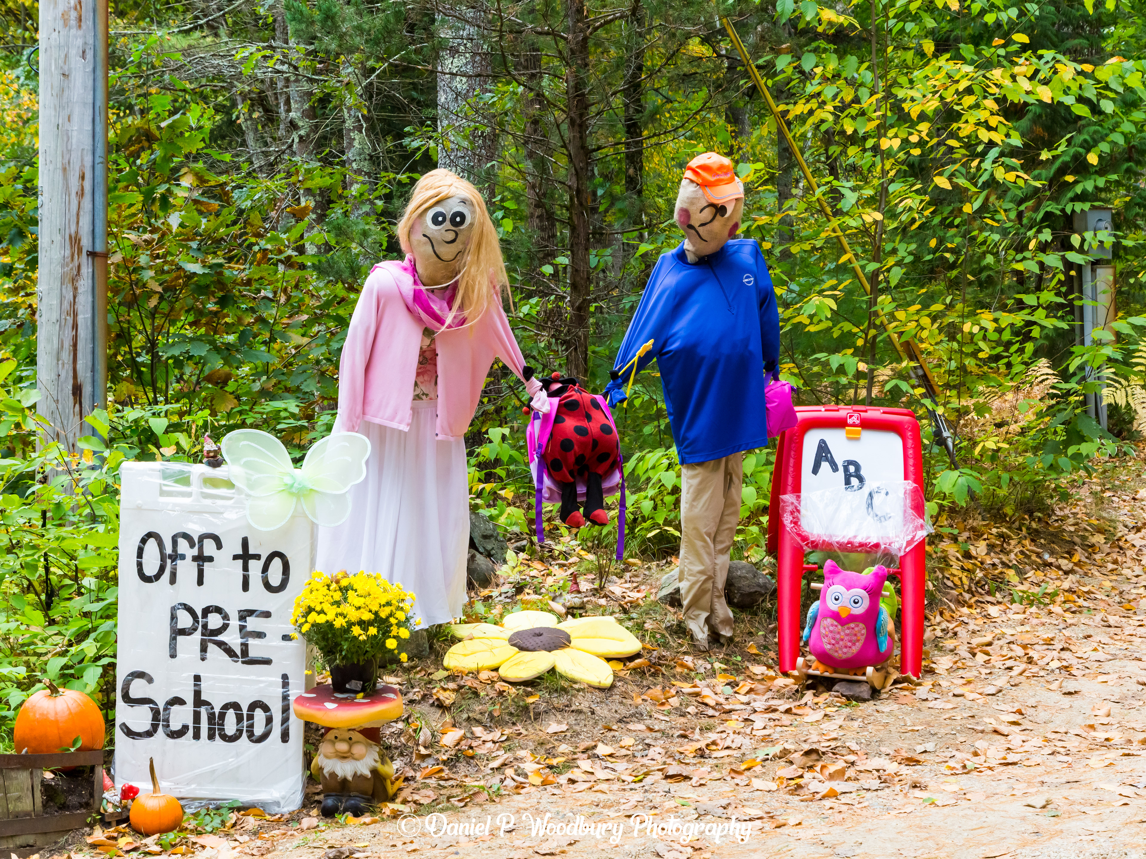 Baby Grace Goes To Pre-School Scarecrows