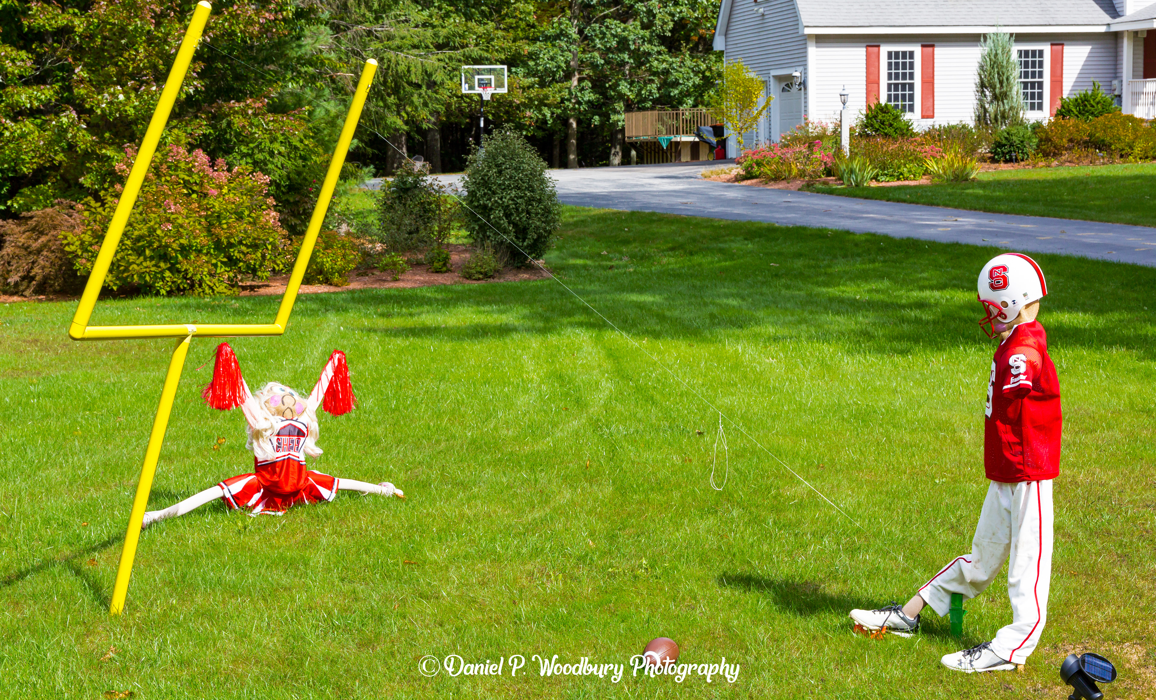 Football Gamin' Scarecrows