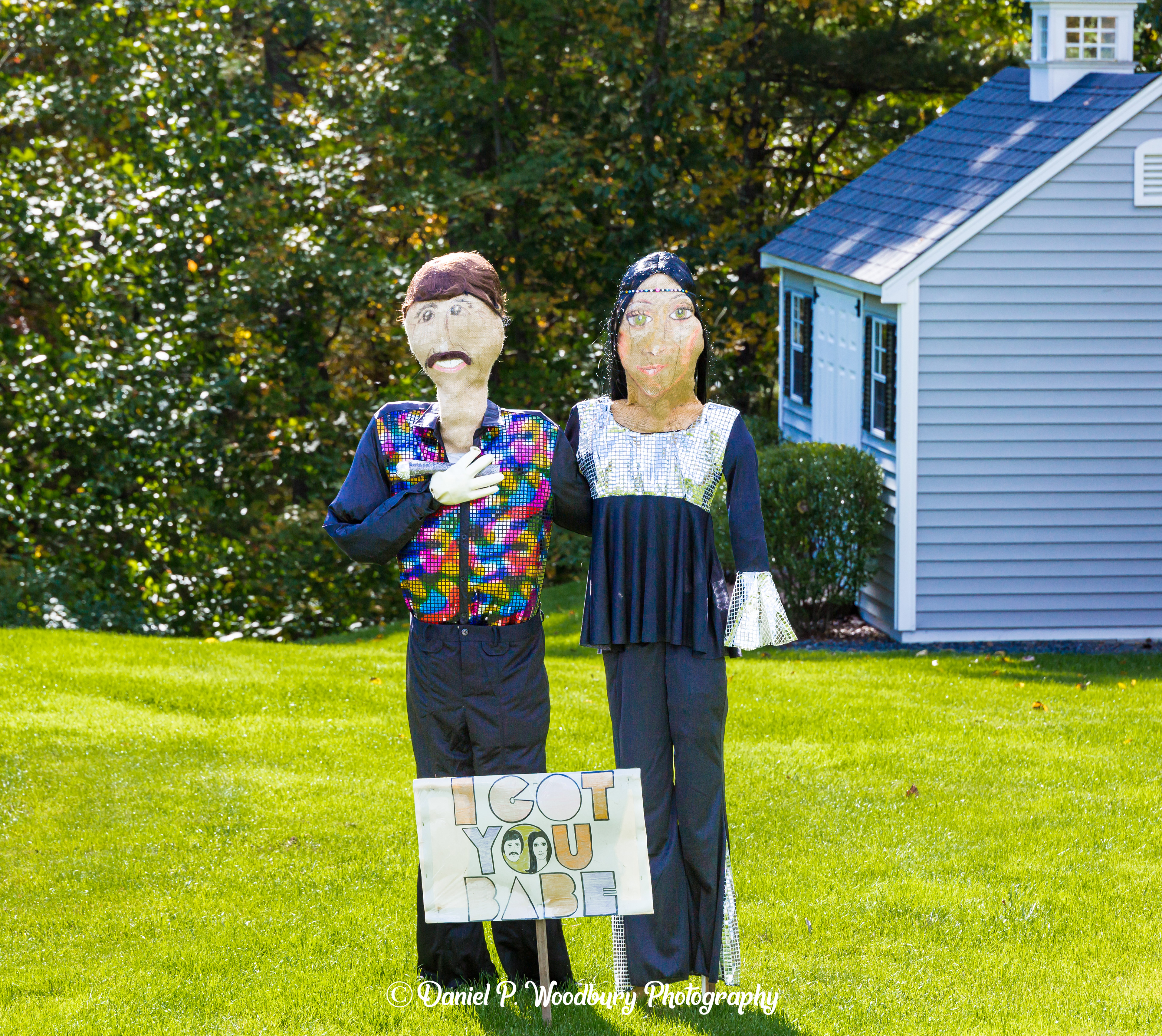 Sony & Cher Scarecrows