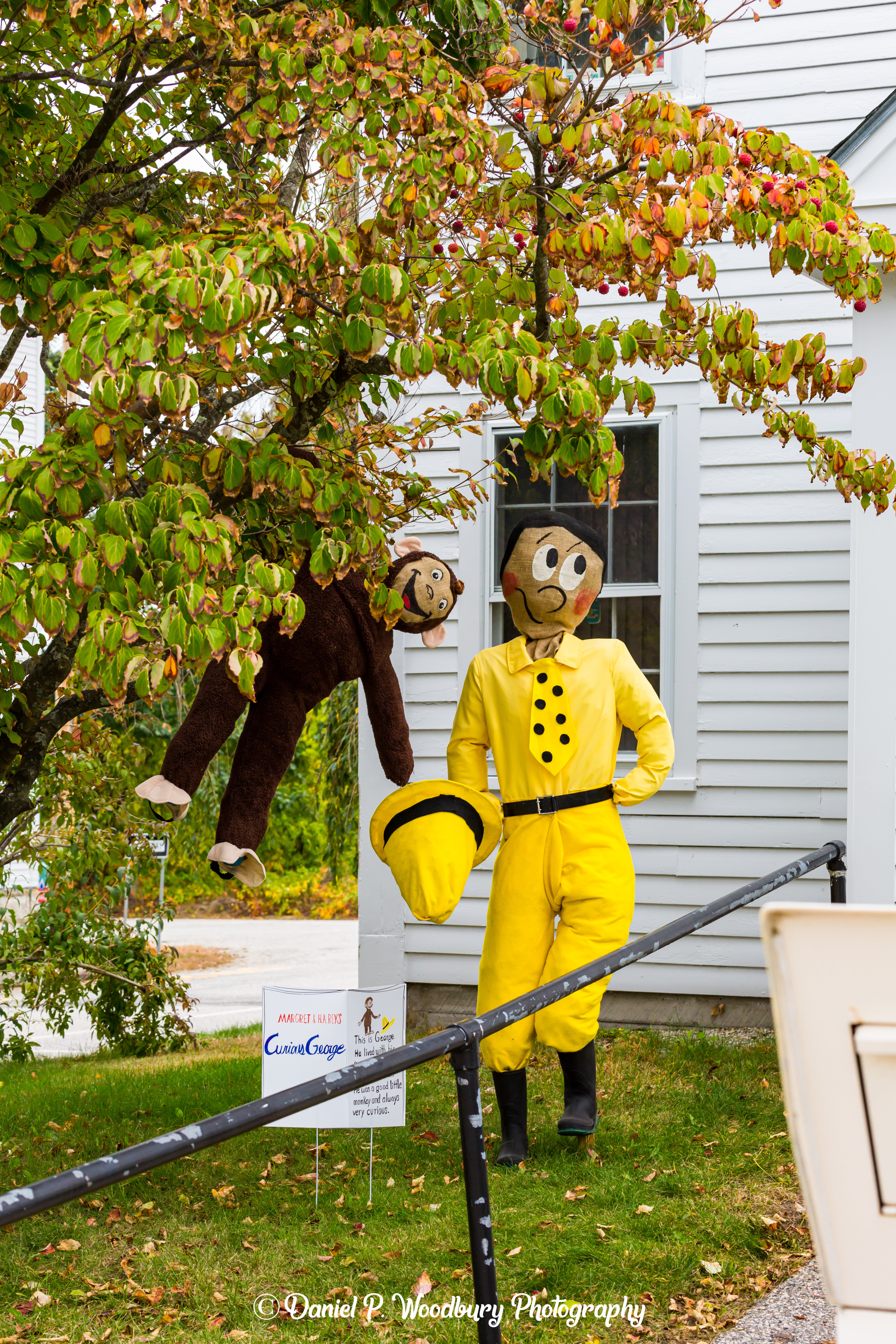 Curious George Scarecrows