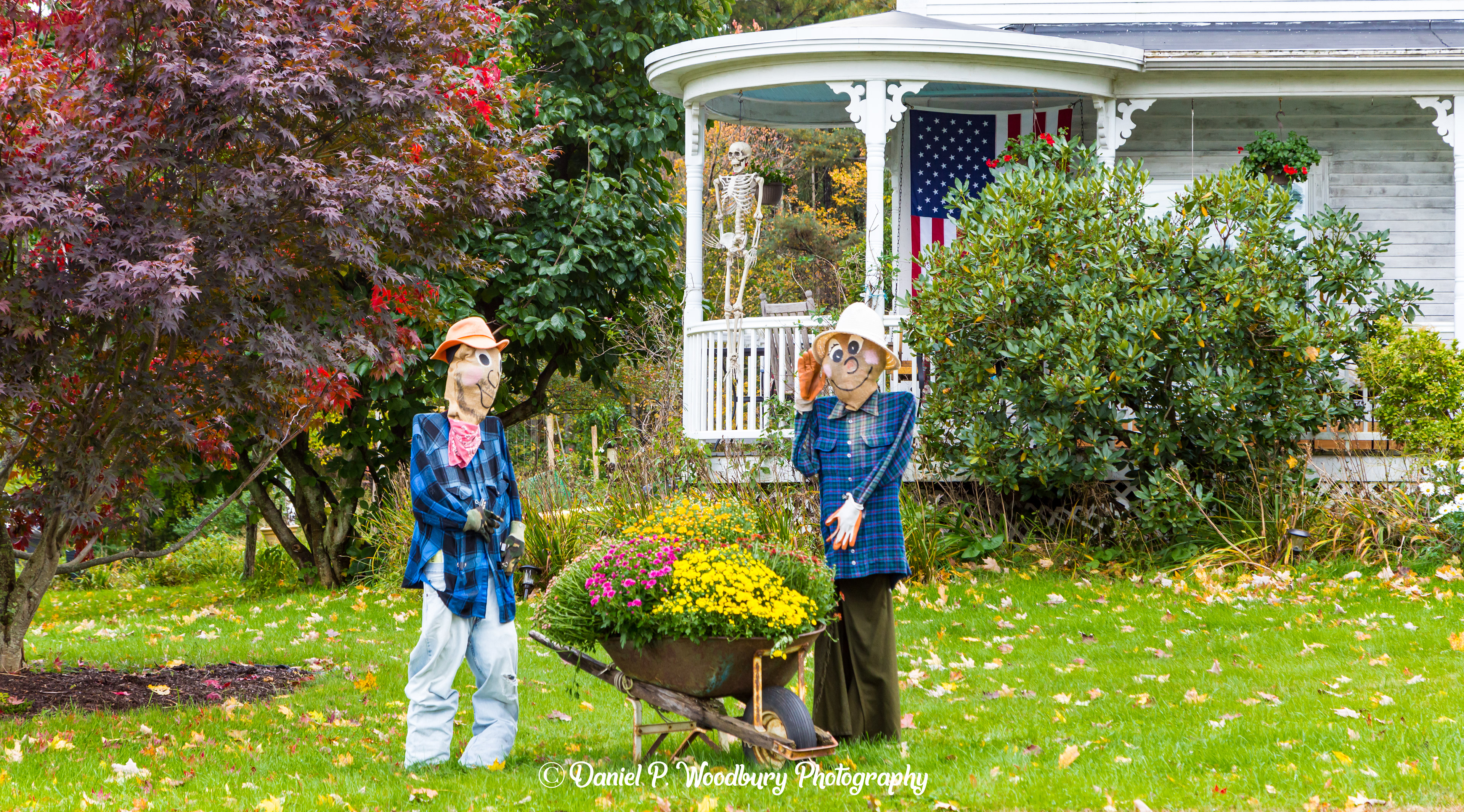 Flower Lovin' Scarecrows