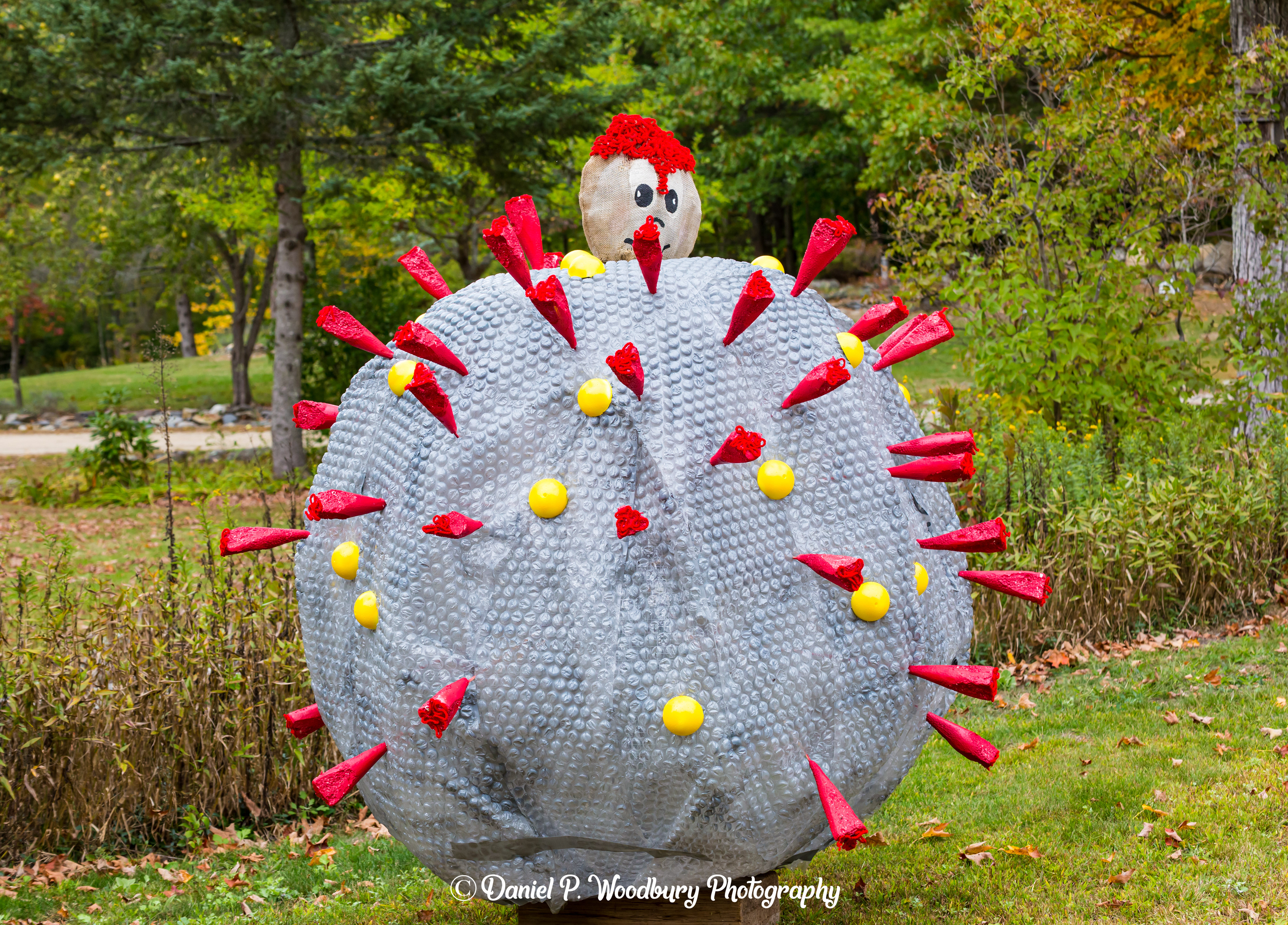 COVID Man Scarecrow