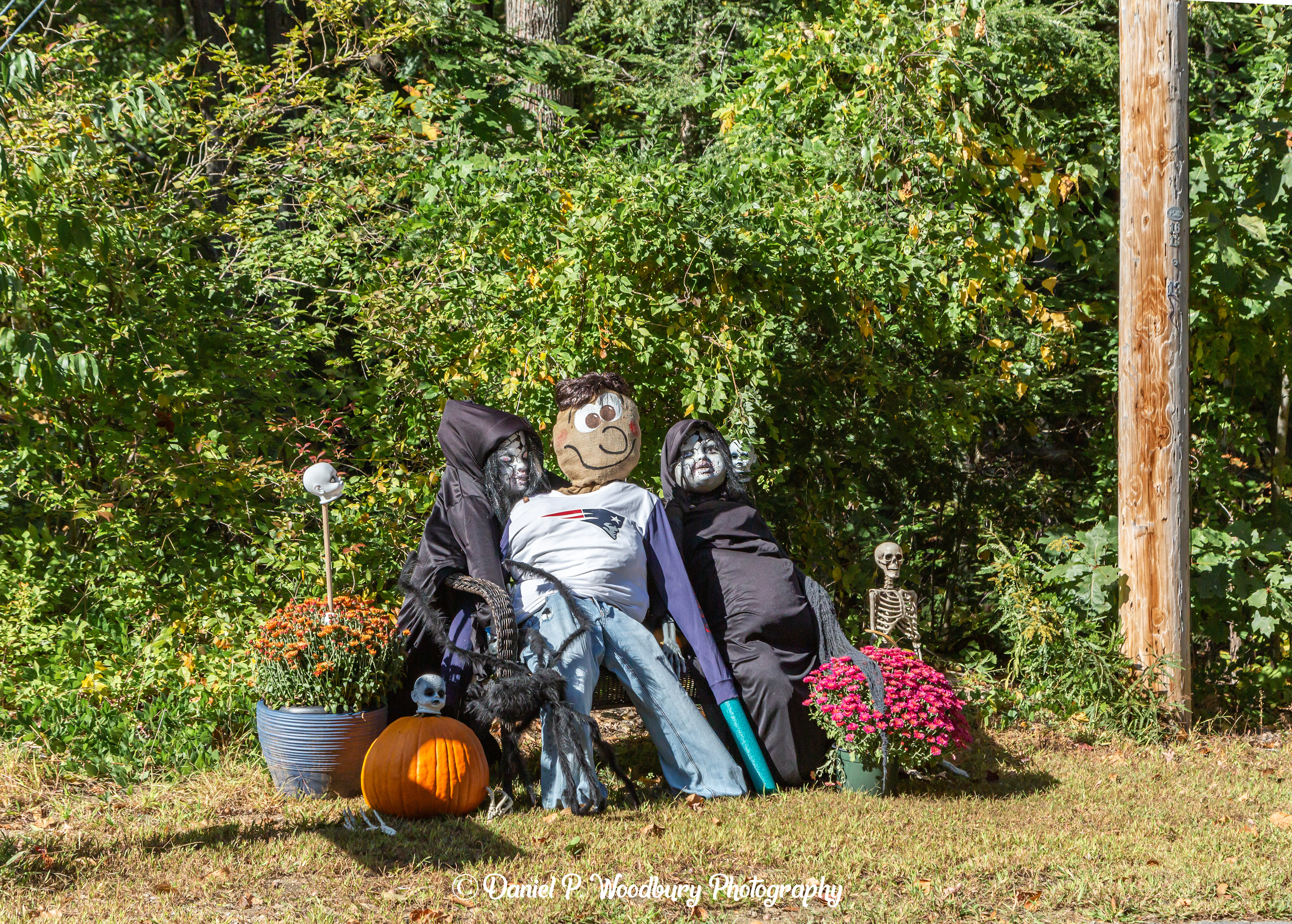 Football Lovin' Scarecrow