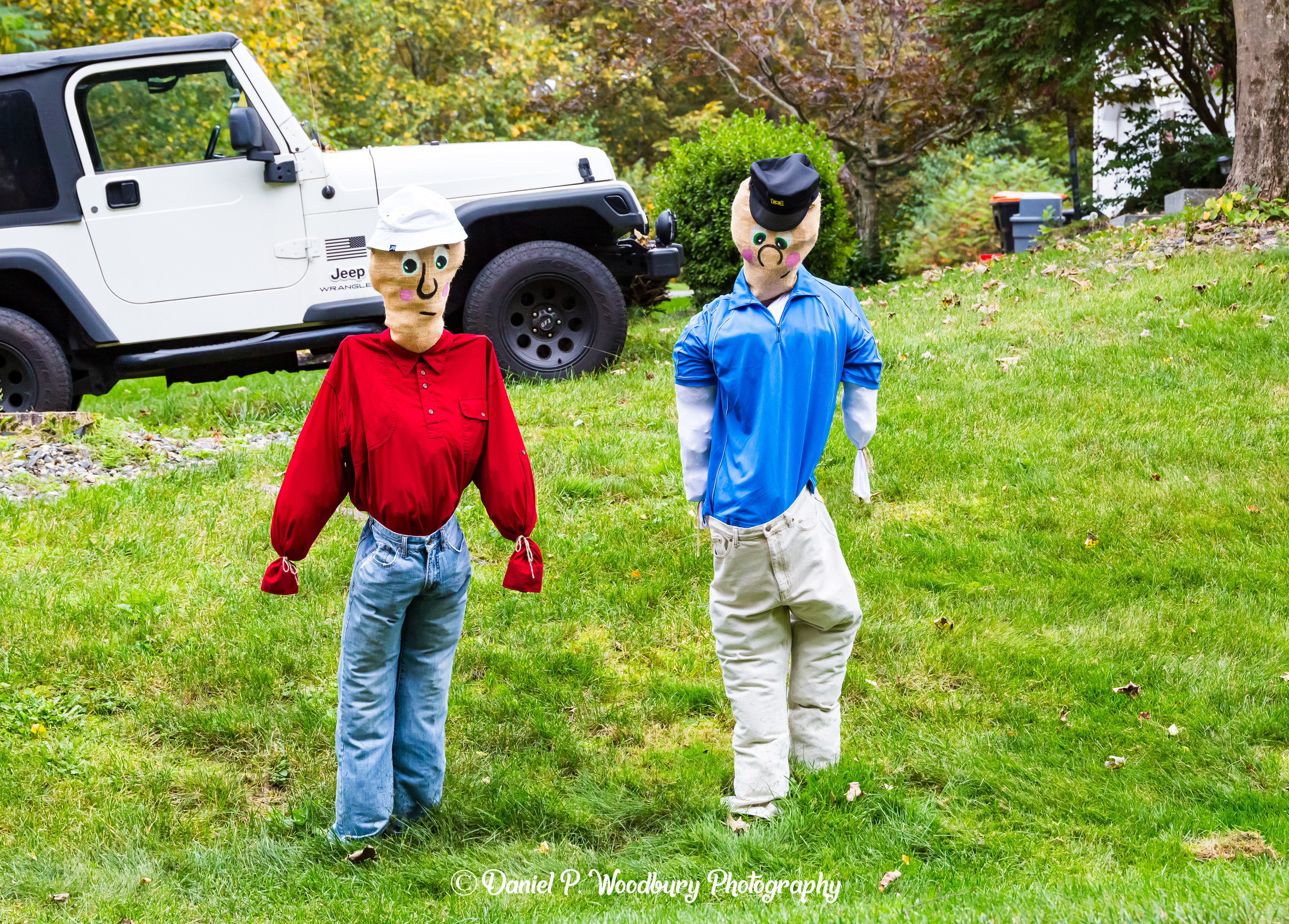 Gilligan & Skipper Scarecrows