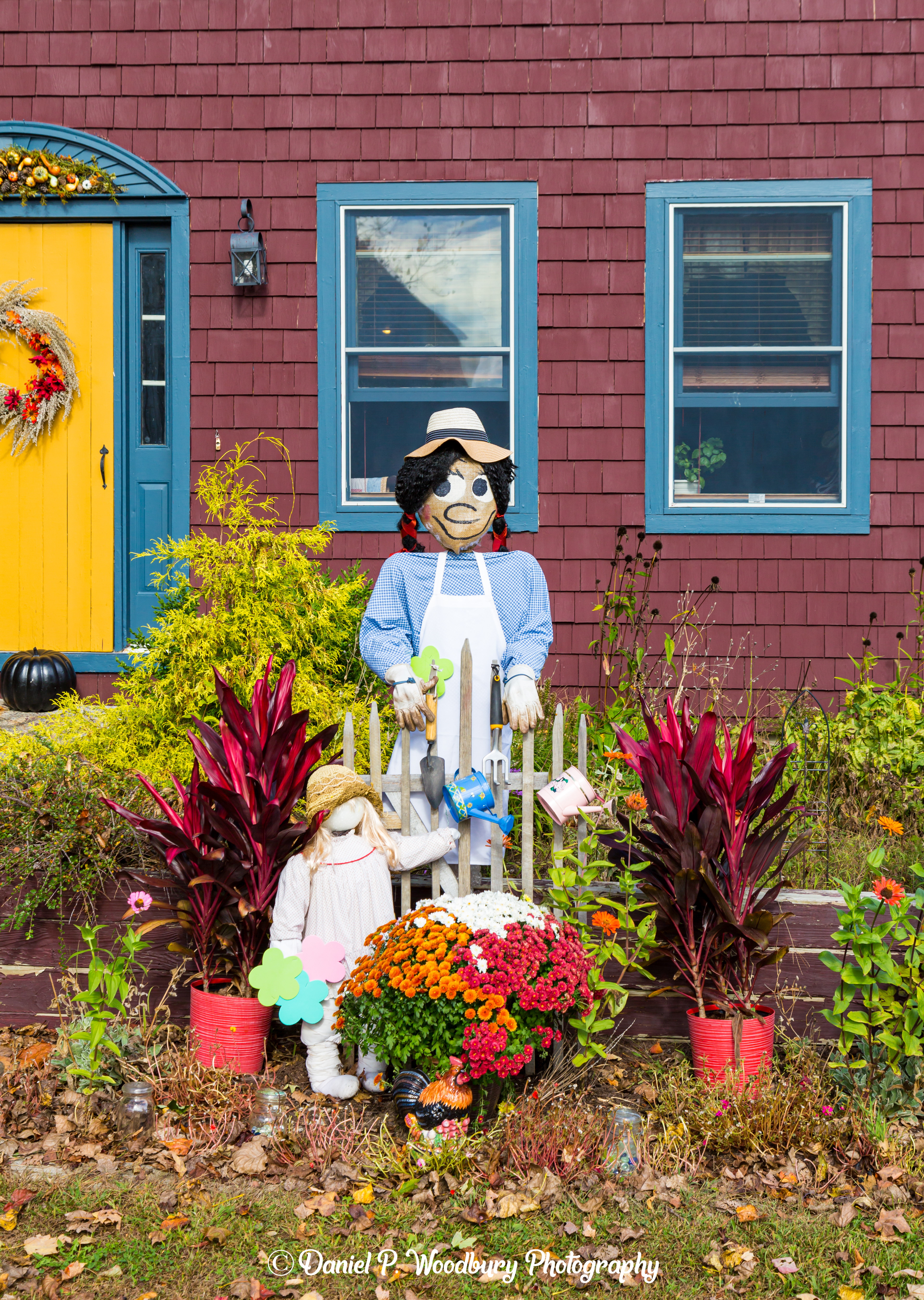 Gardening Family Scarecrow