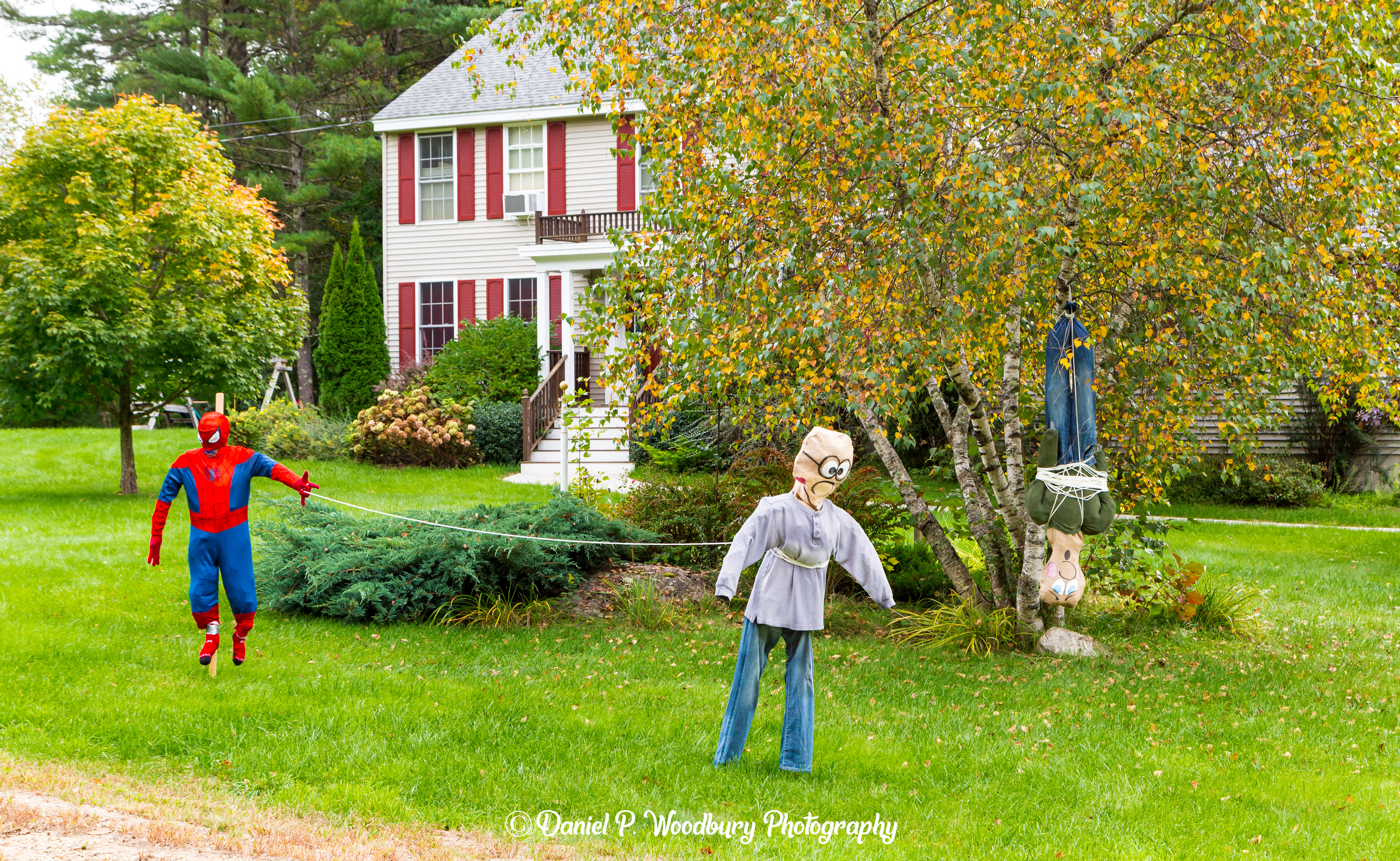 Spider Man Scarecrows