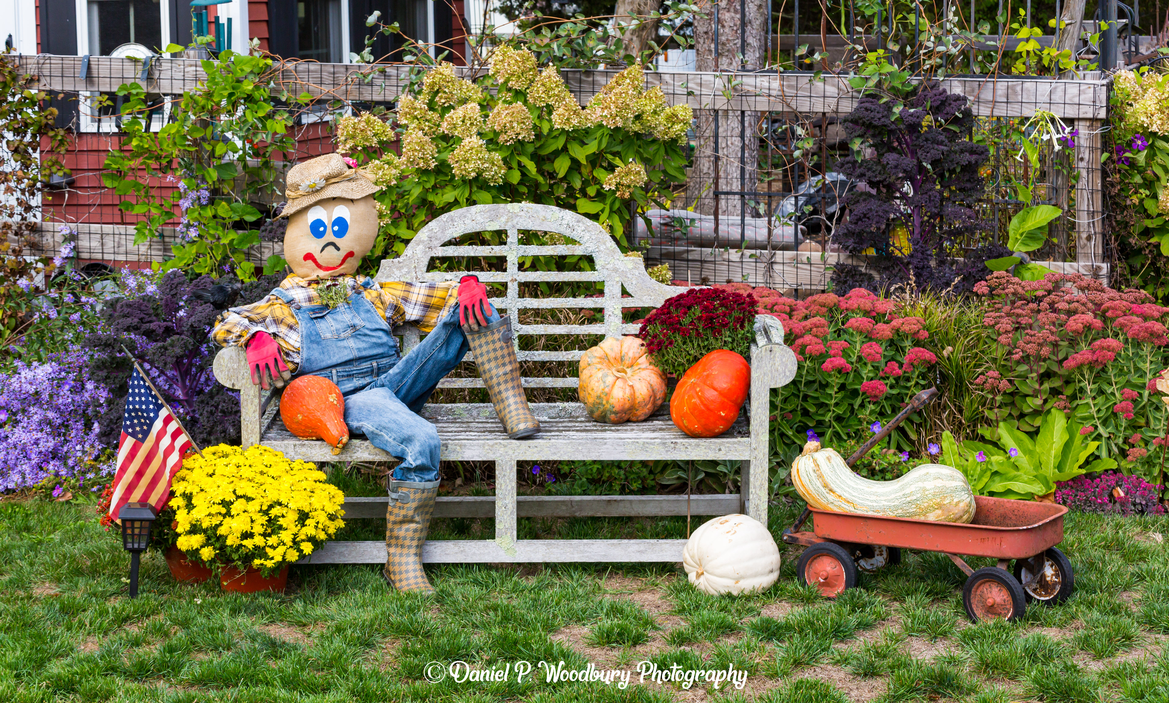 Garden Loungin' Scarecrow