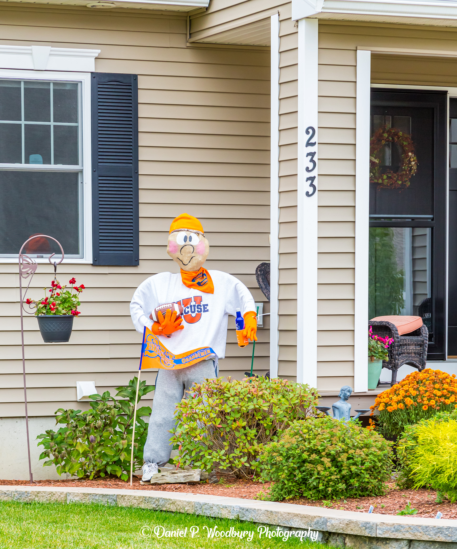 Syracuse University Fan Scarecrow
