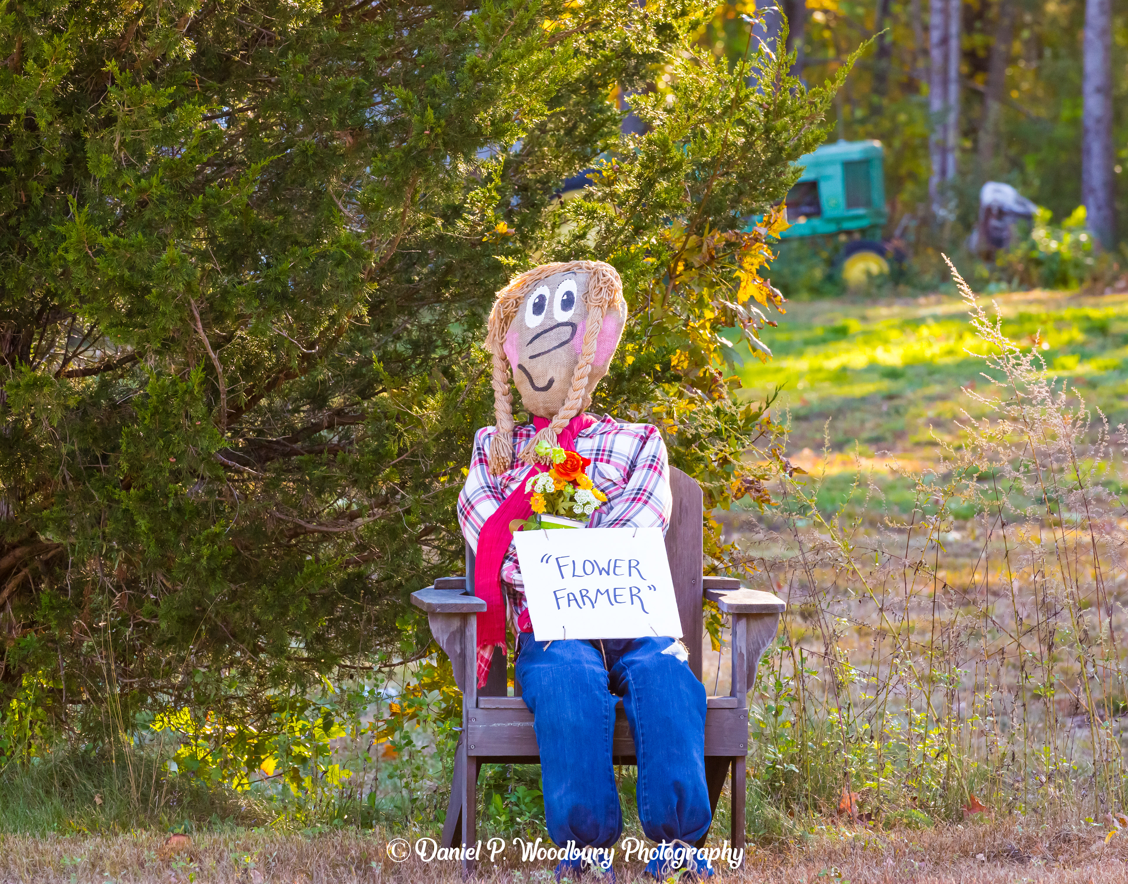 Flower Sellin' Scarecrow