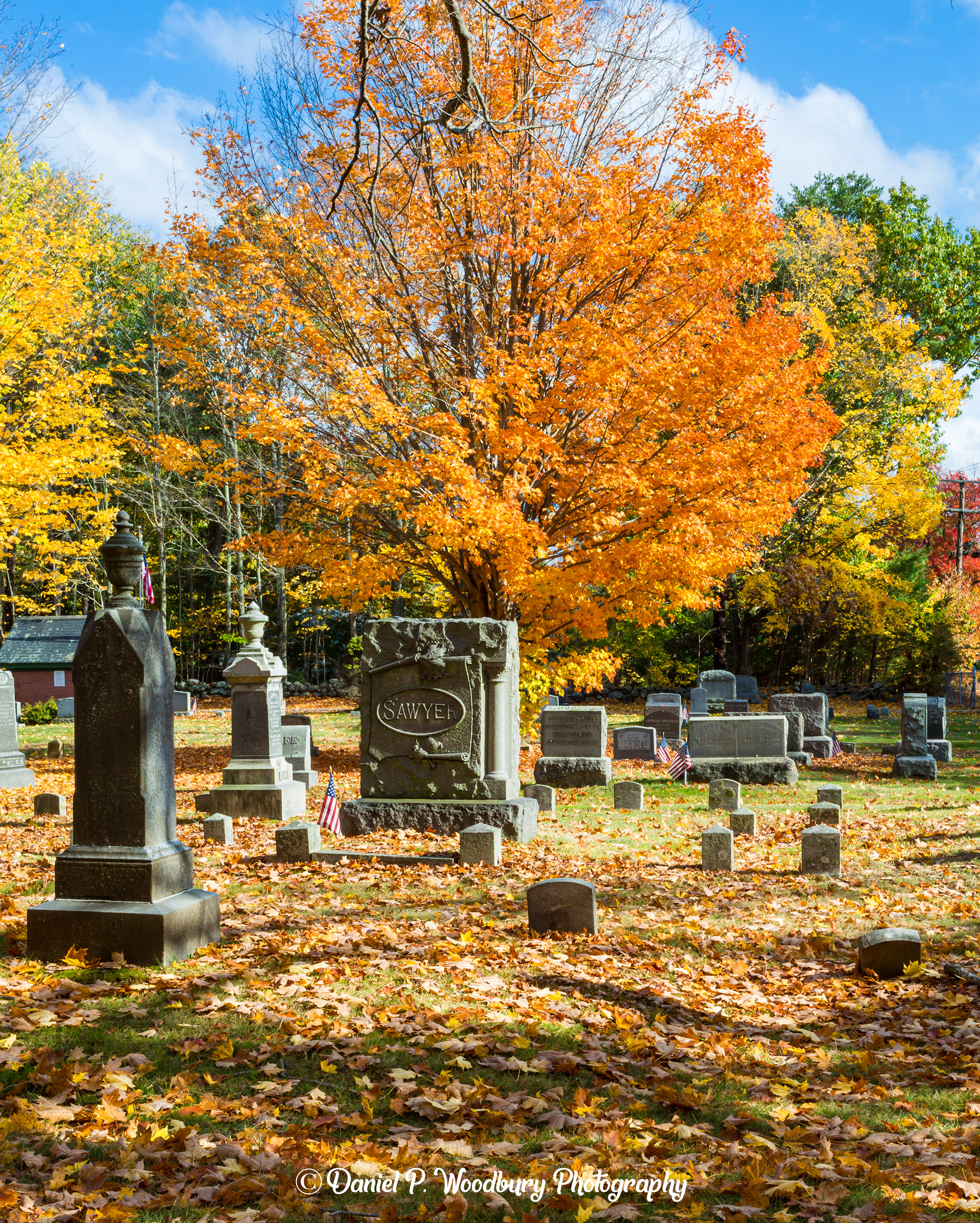 Autumn At Highland Cemetery-Newton, NH