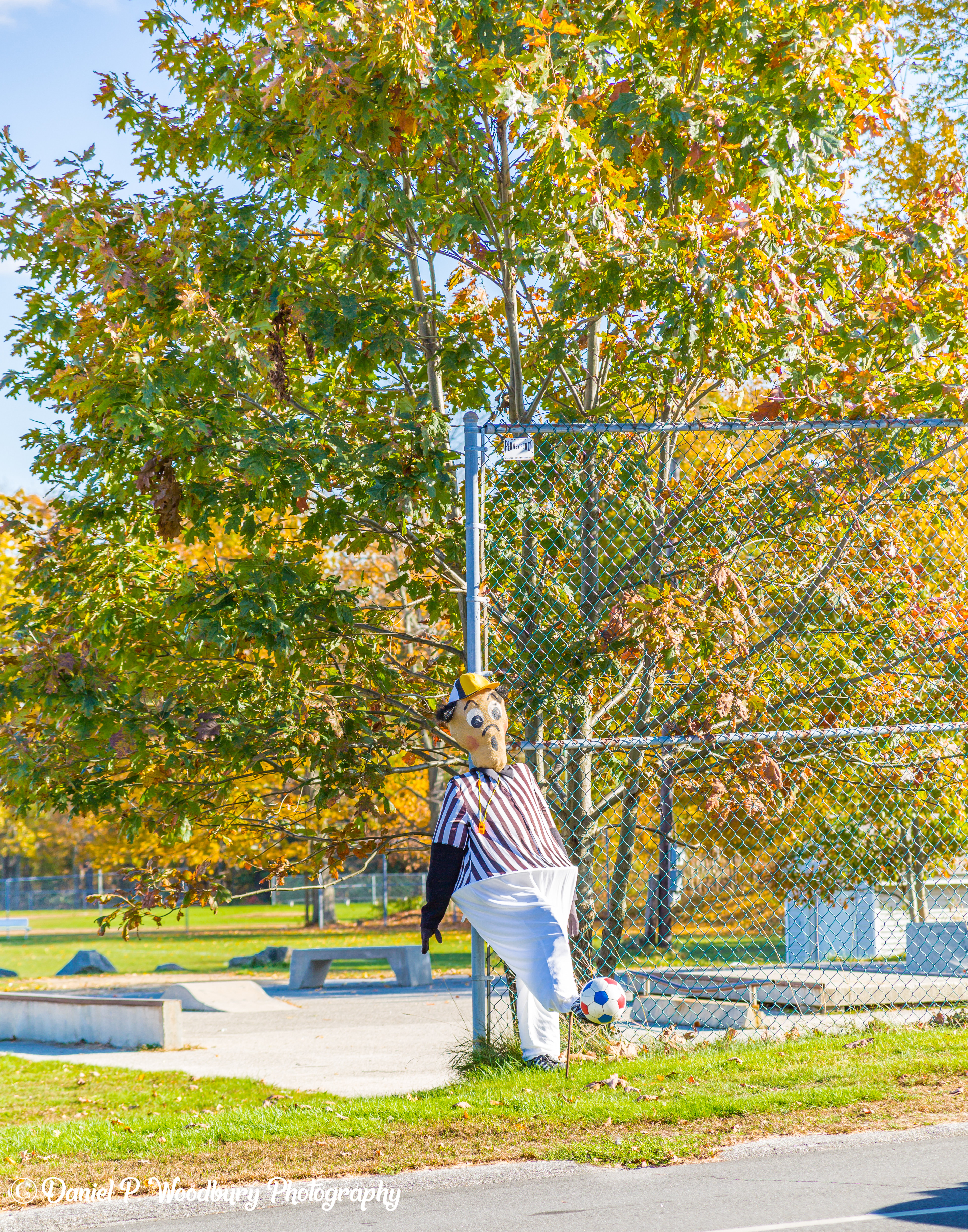 Soccer Coach Scarecrow