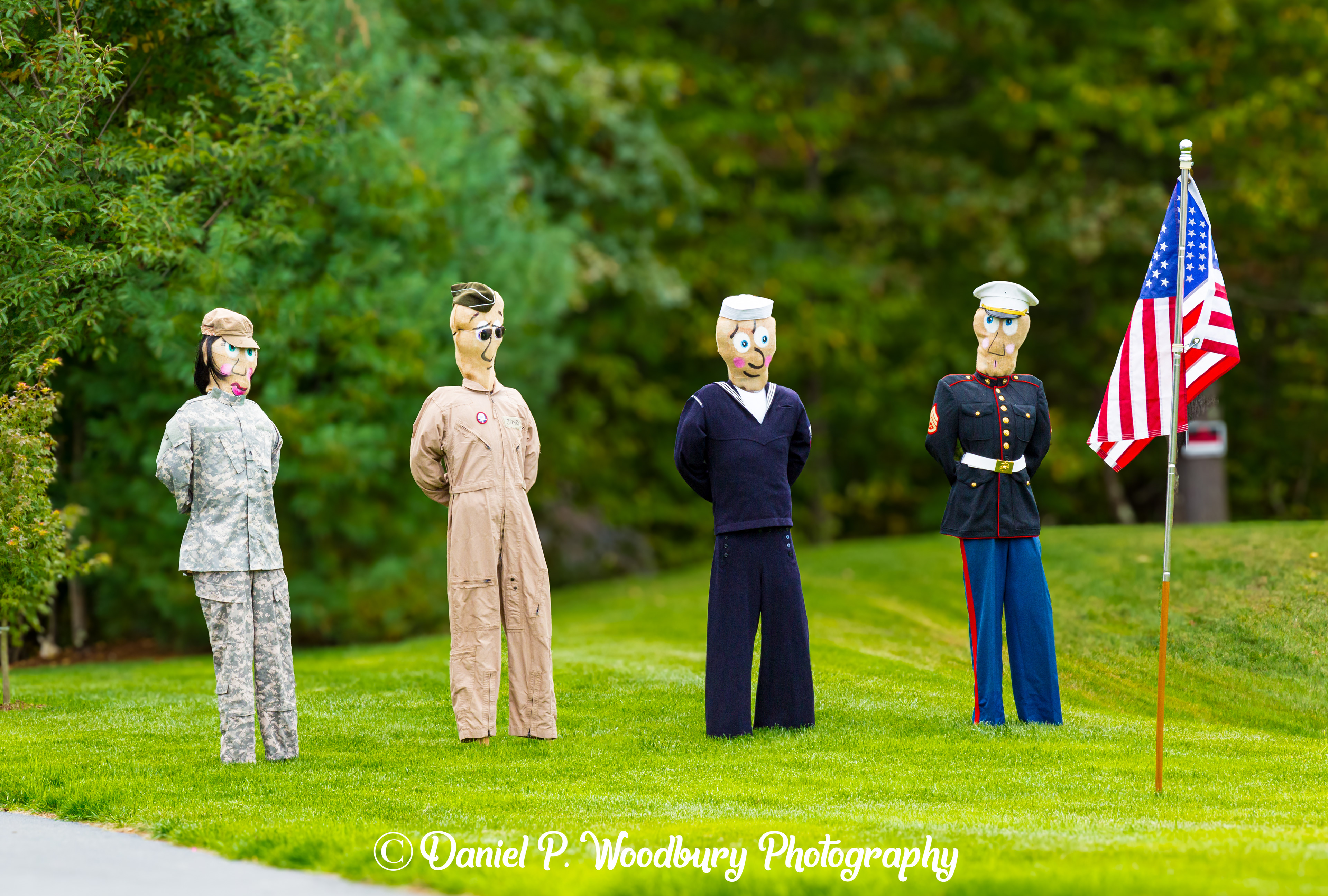 Military Branches Scarecrows