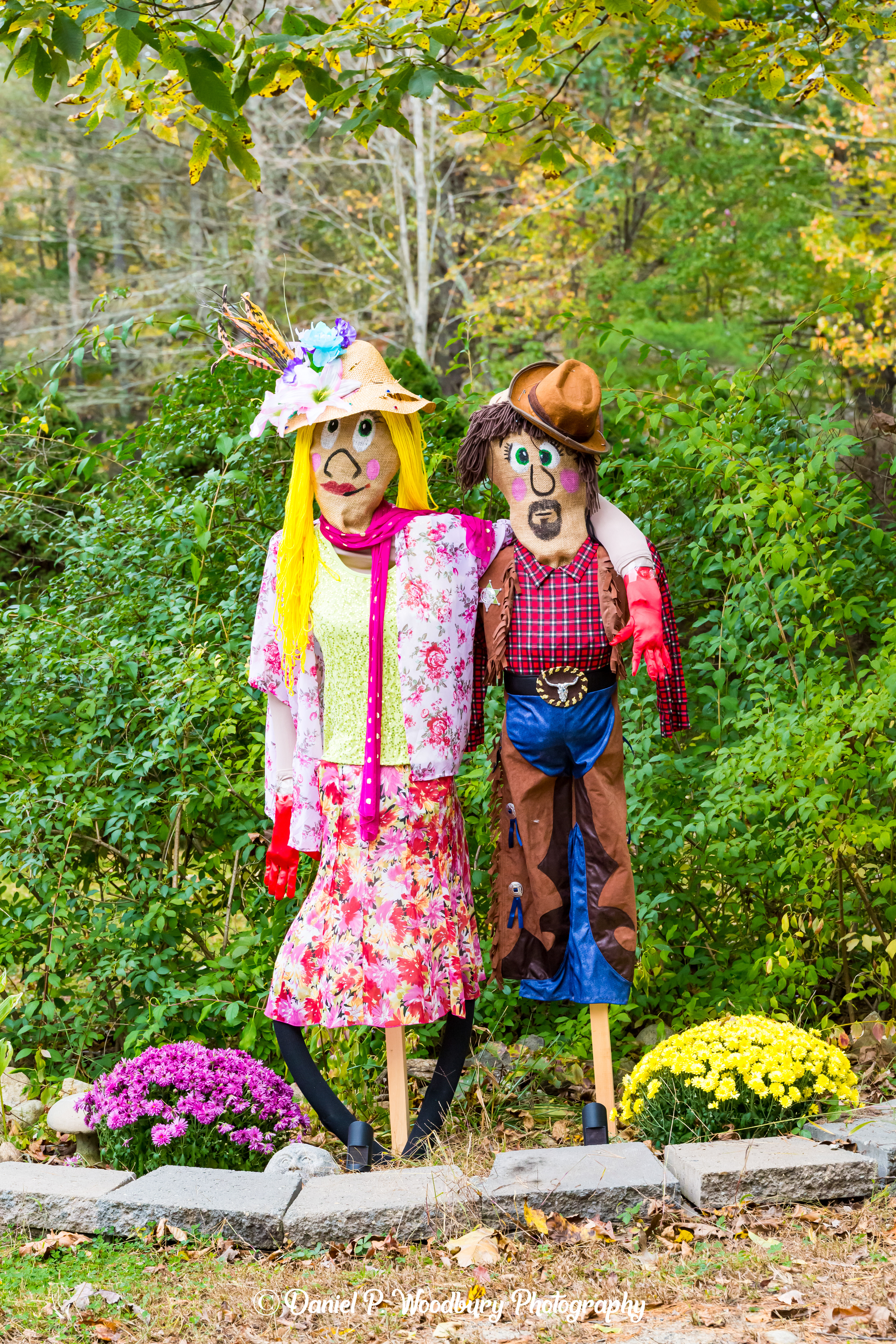 The Perfect Couple Scarecrows