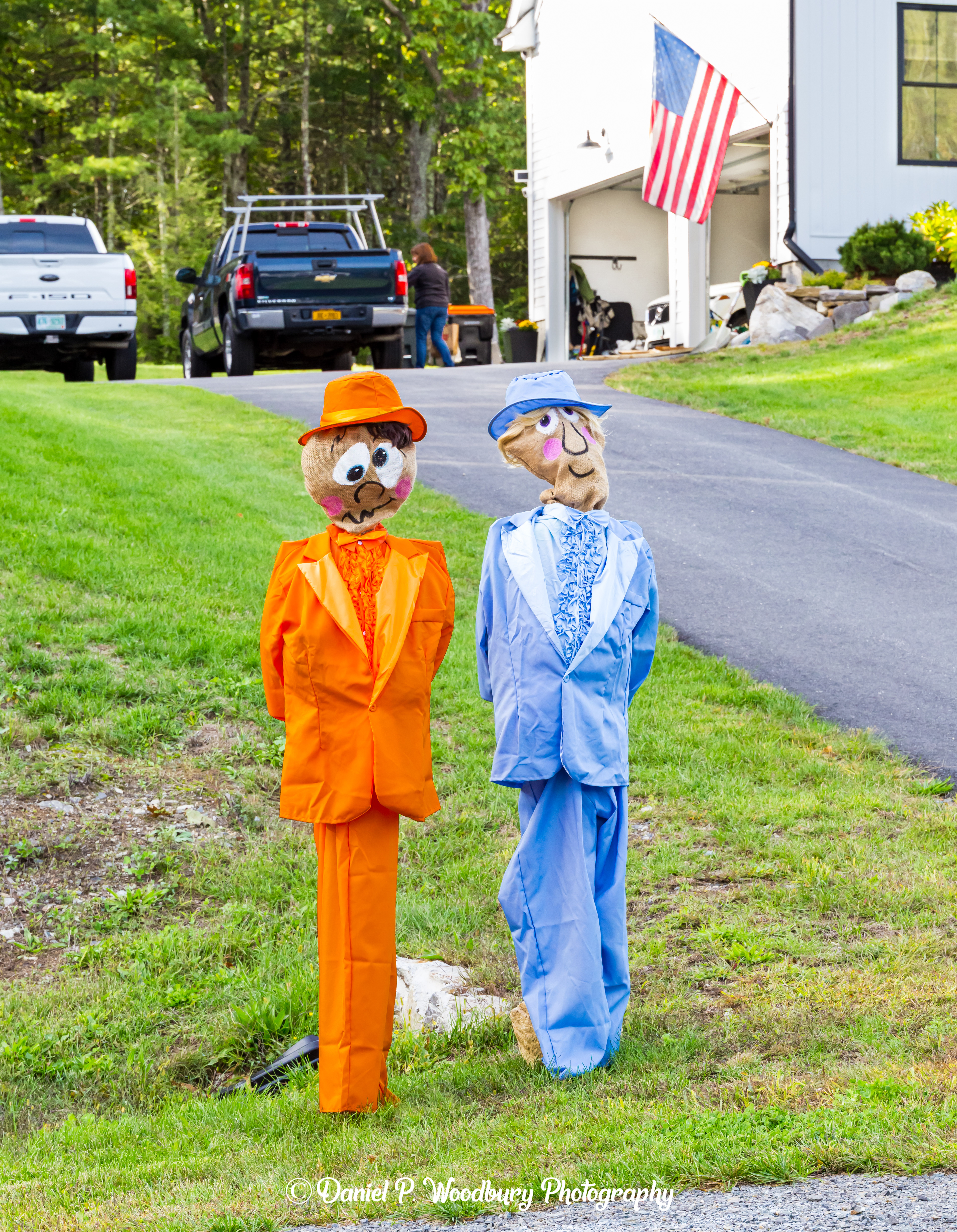 Dumb & Dumber Scarecrows