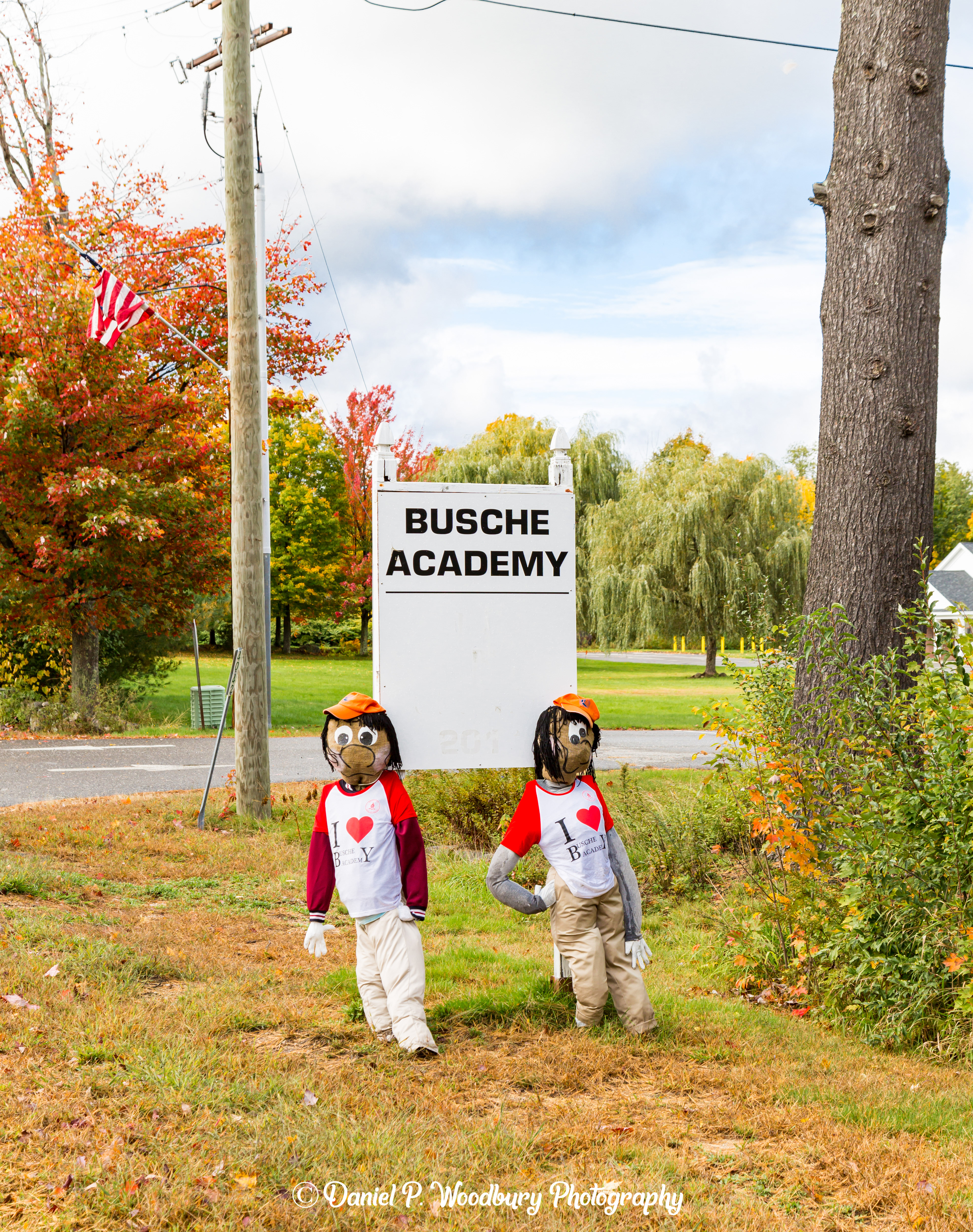 Busche Academy Scarecrows
