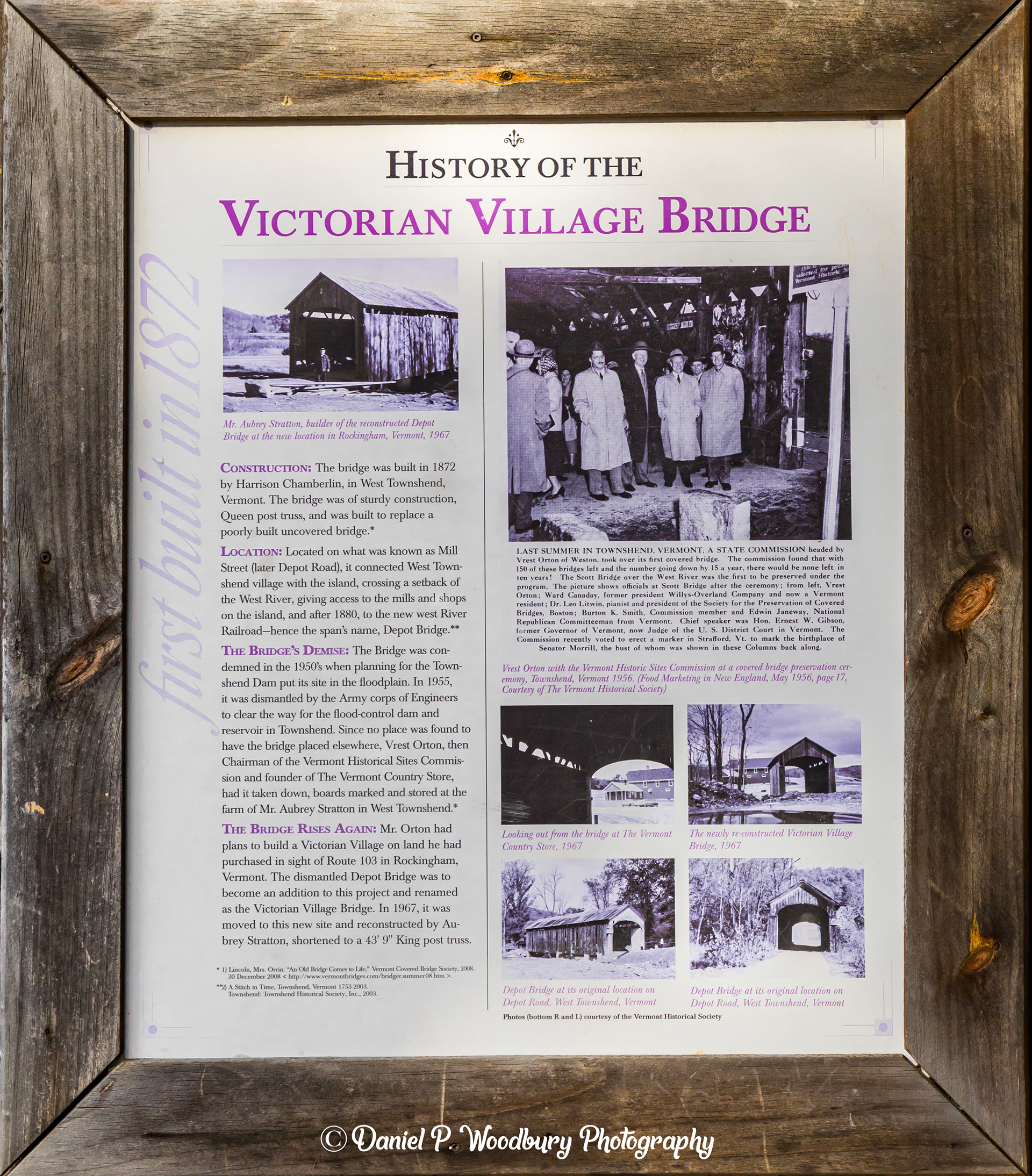 The Vermont Country Store Kissing Bridge Information