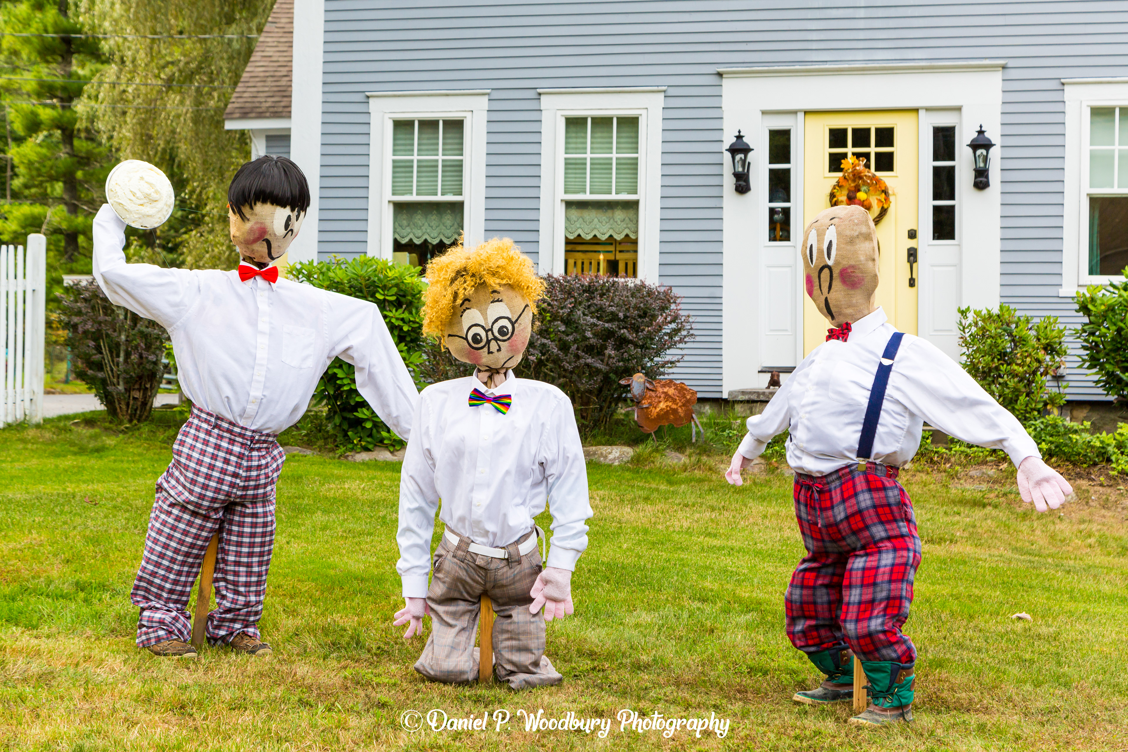 The Three Stooges Scarecrows