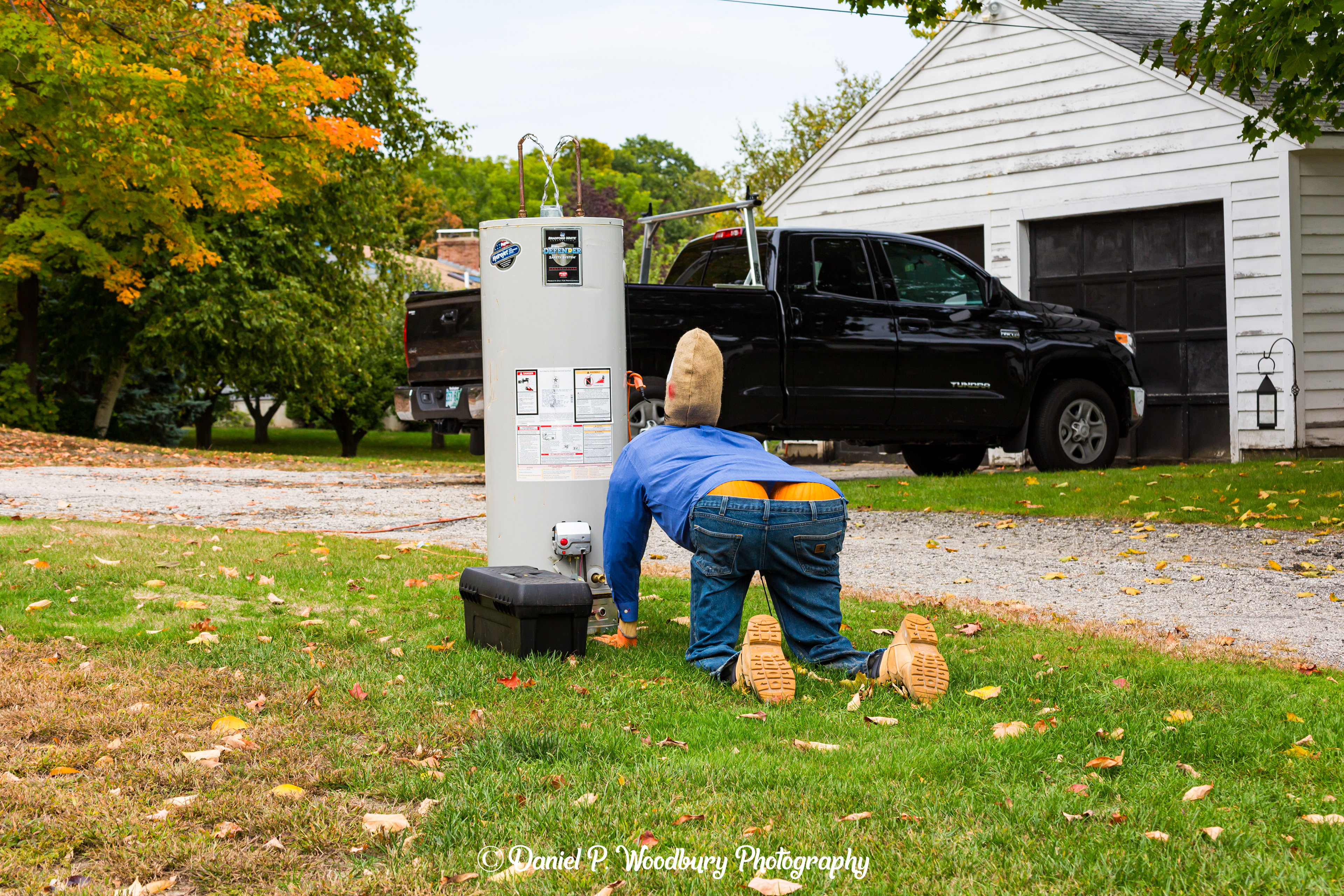 Plumber Scarecrow